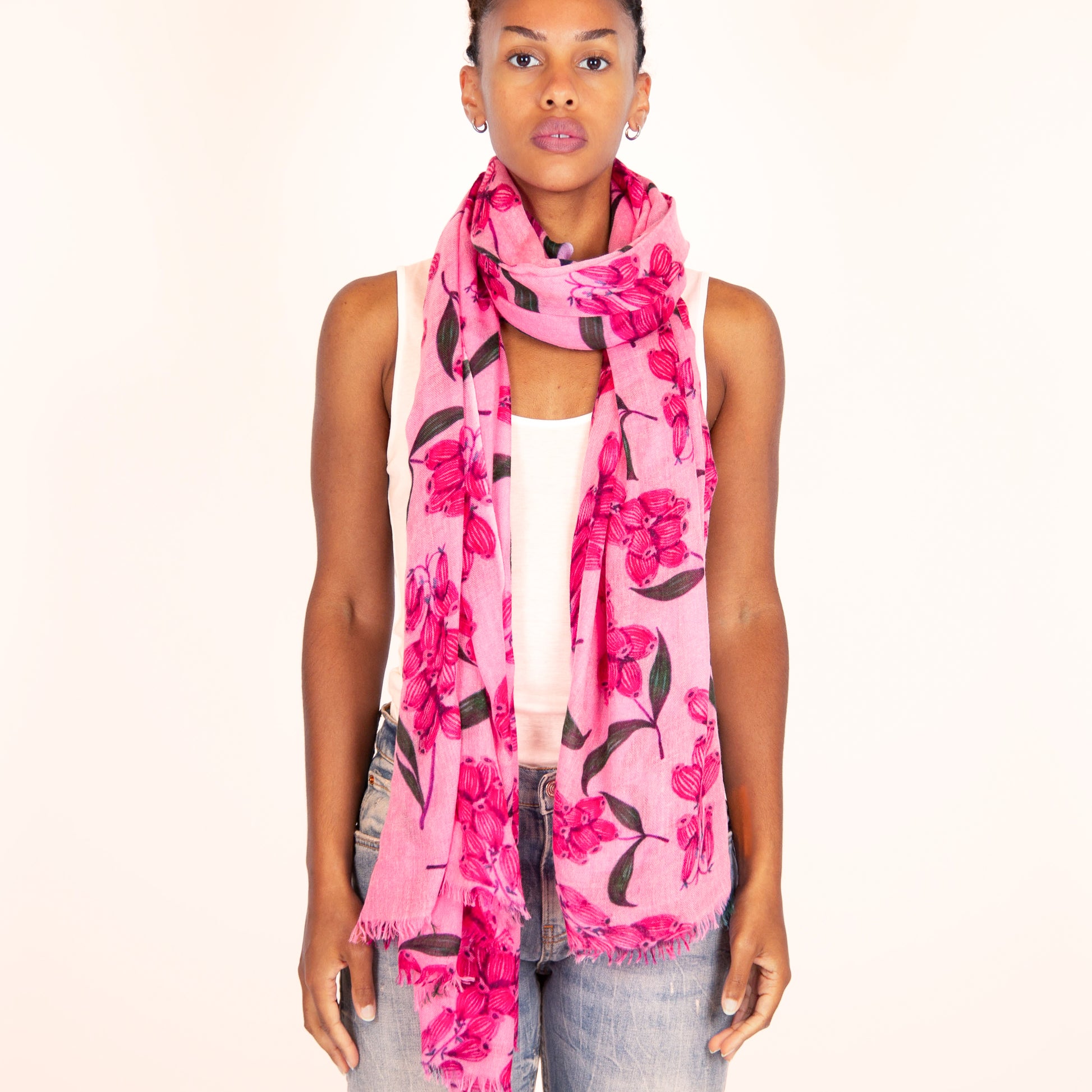 LAVENDER CASHMERE SCARF