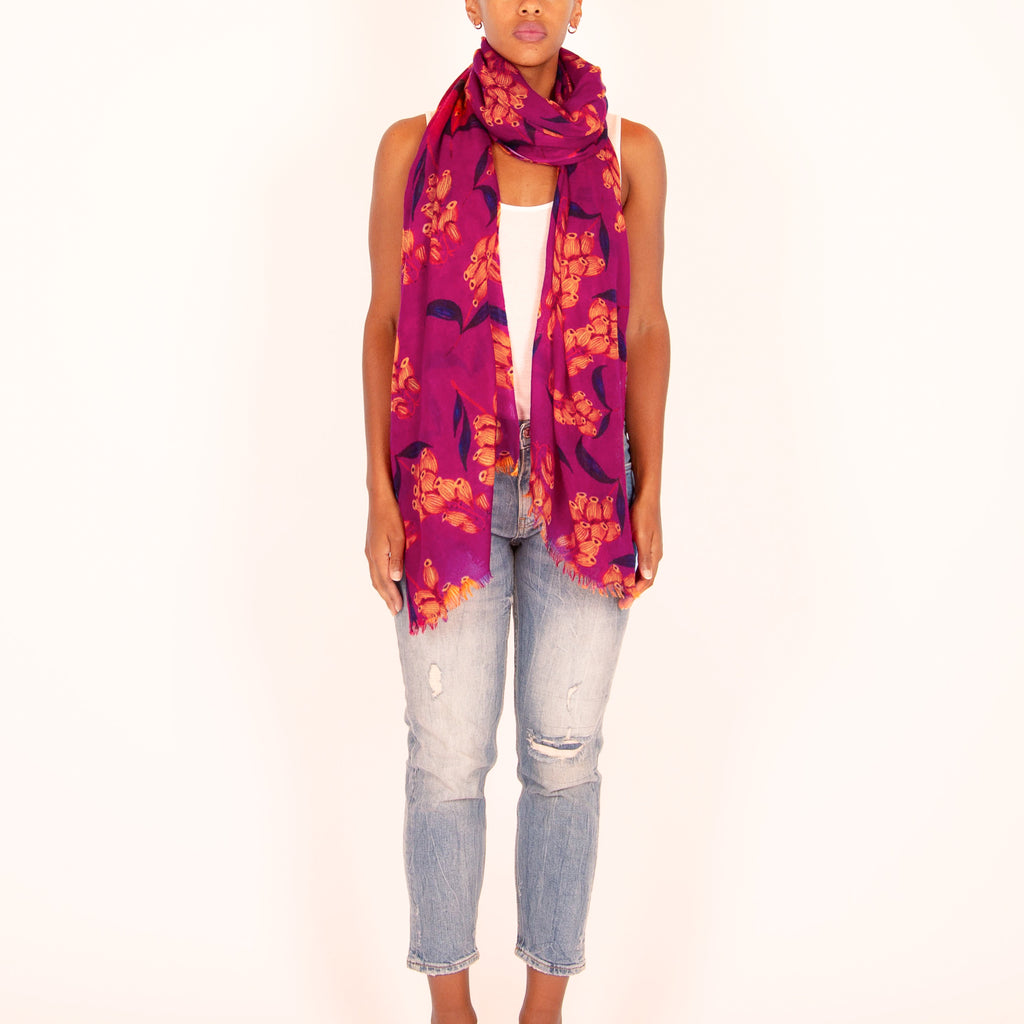 LAVENDER CASHMERE SCARF
