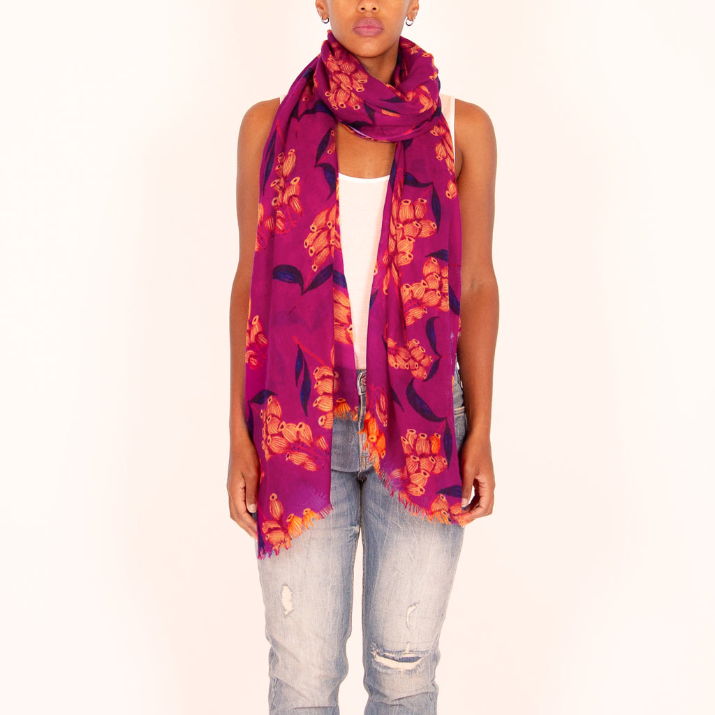LAVENDER CASHMERE SCARF