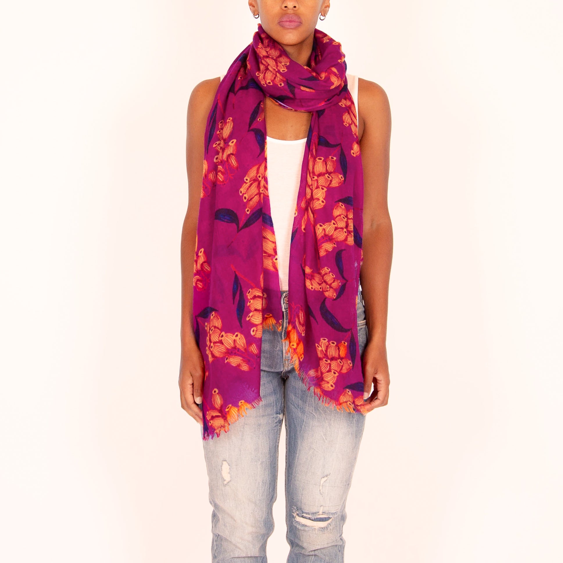 LAVENDER CASHMERE SCARF