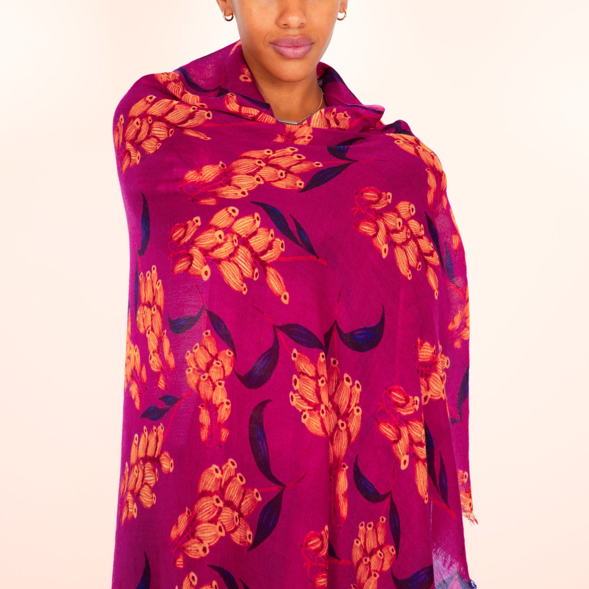 LAVENDER CASHMERE SCARF