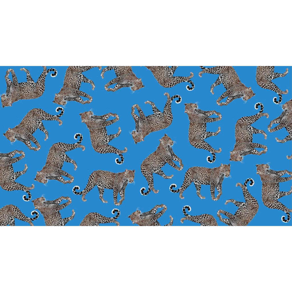 LEOPARD NATURAL CASHMERE SCARF