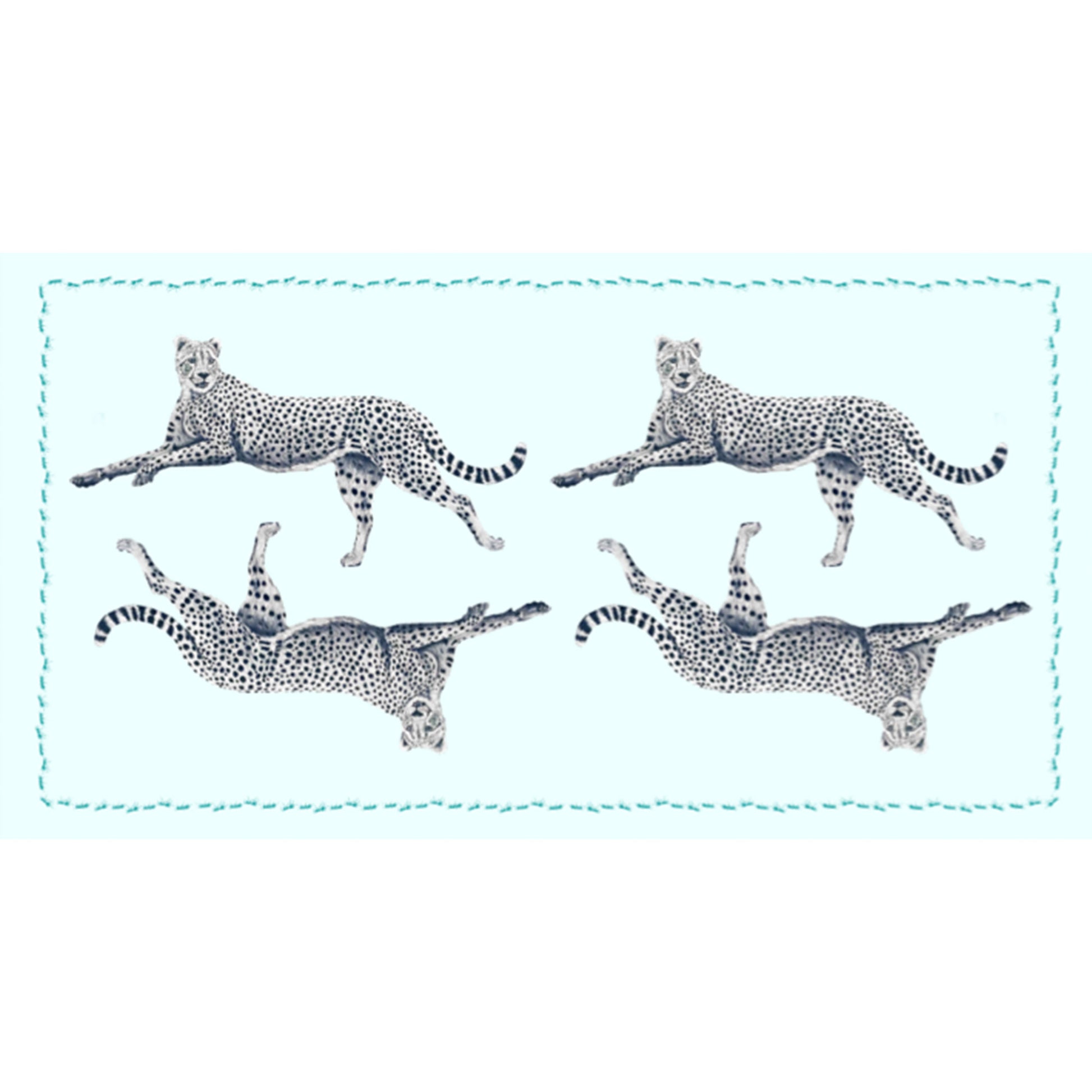 LEOPARD-ANT CASHMERE SCARF