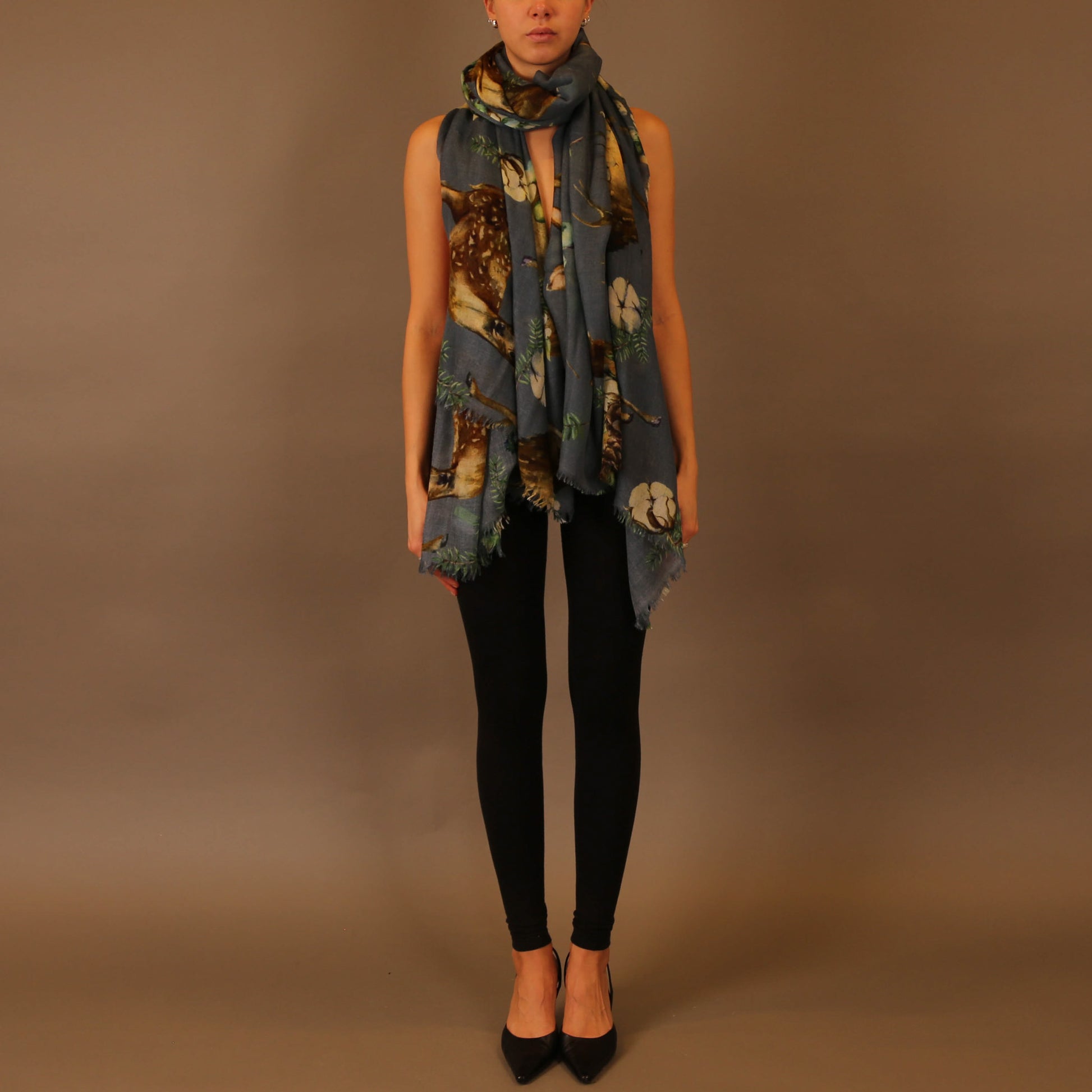 MUSK CASHMERE SCARF