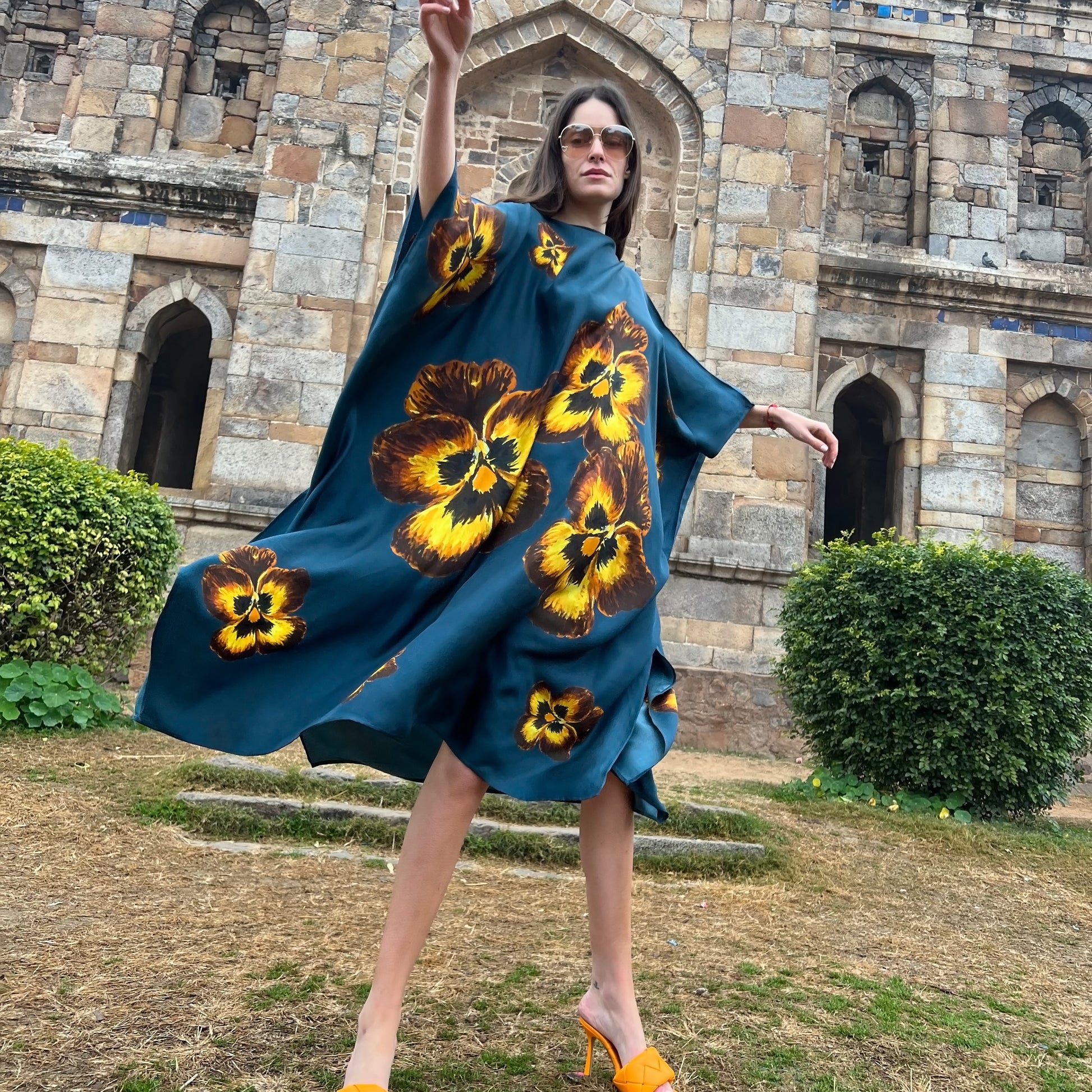 PANSY SILK TUNIC