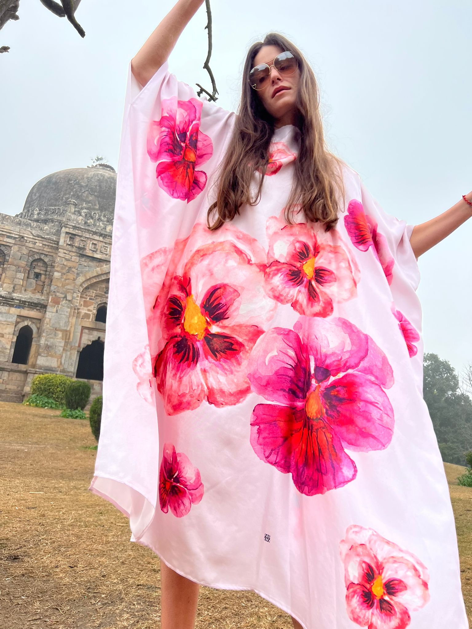 PANSY SILK TUNIC