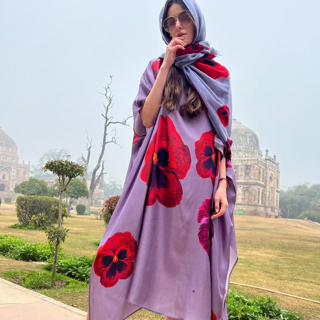 PANSY SILK TUNIC
