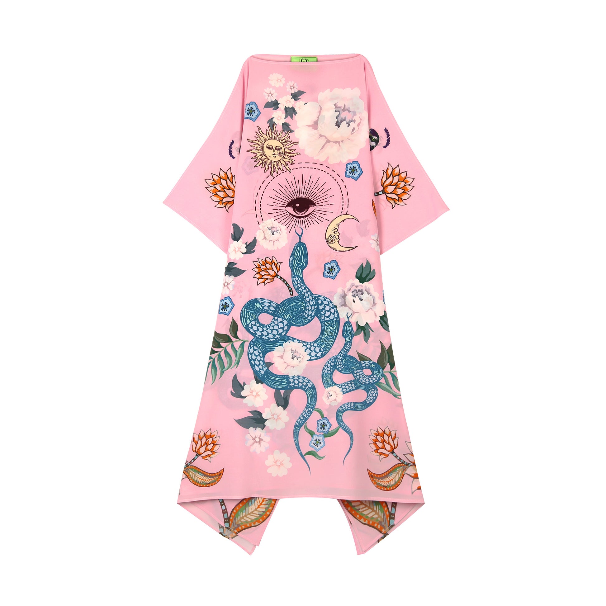 PEAFOWL SILK TUNIC