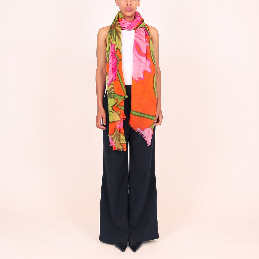PEONY CASHMERE SCARF