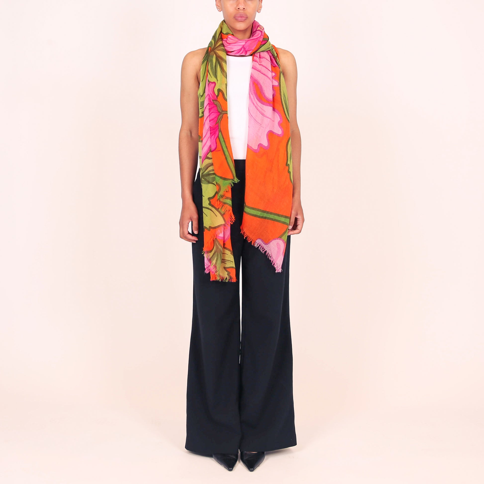 PEONY CASHMERE SCARF