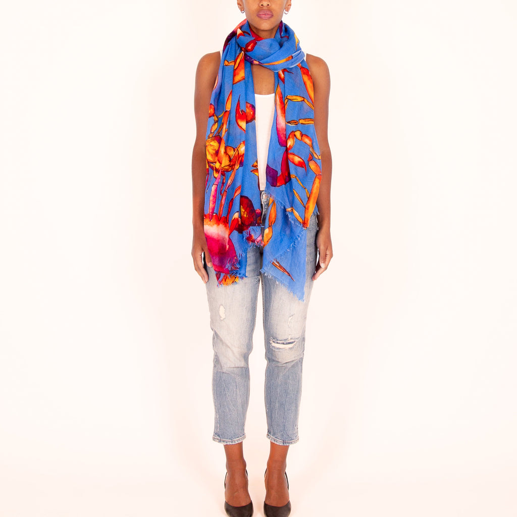 SCORPION CASHMERE SCARF