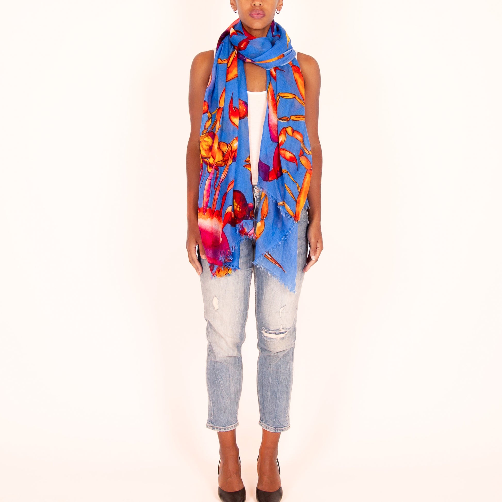 SCORPION CASHMERE SCARF