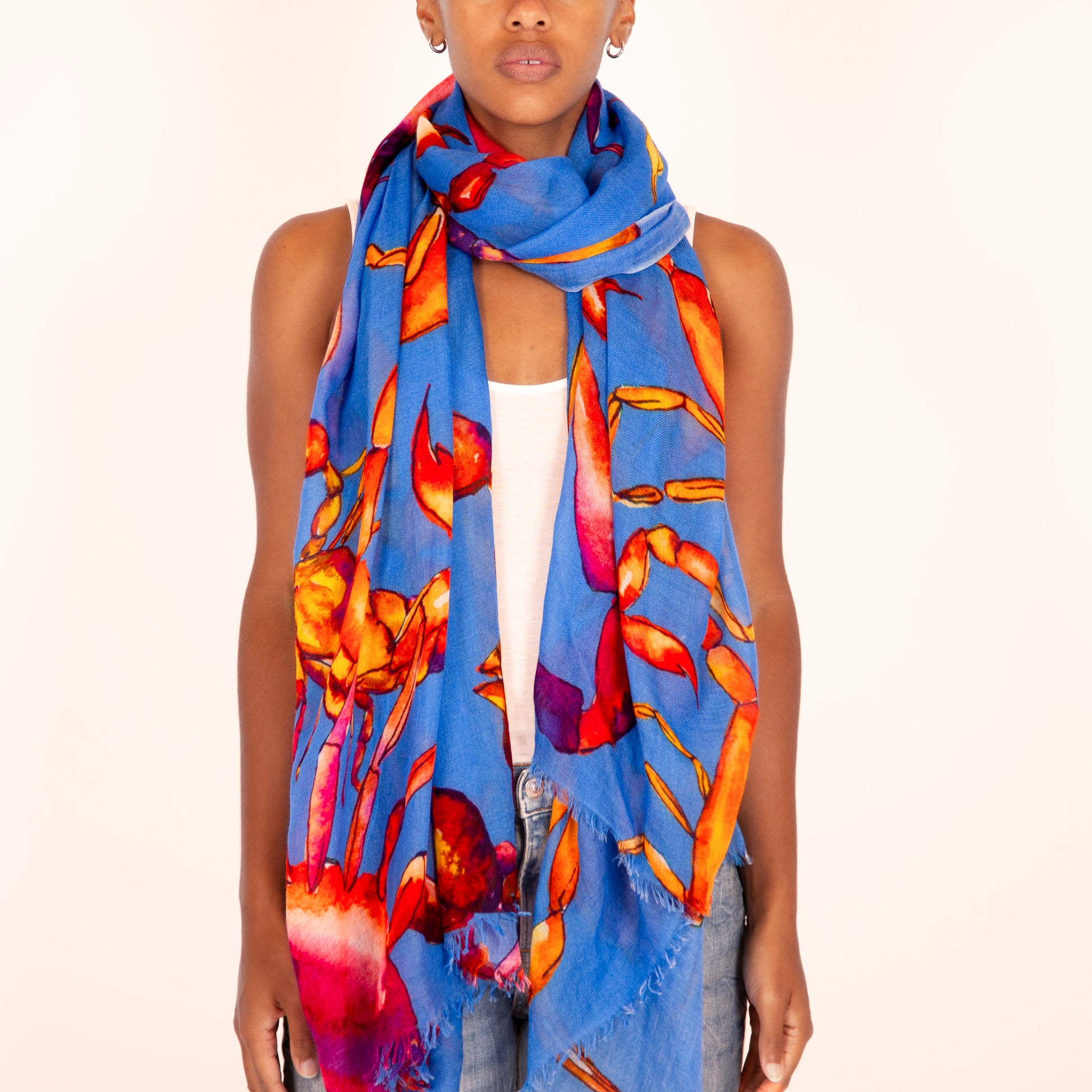 SCORPION CASHMERE SCARF