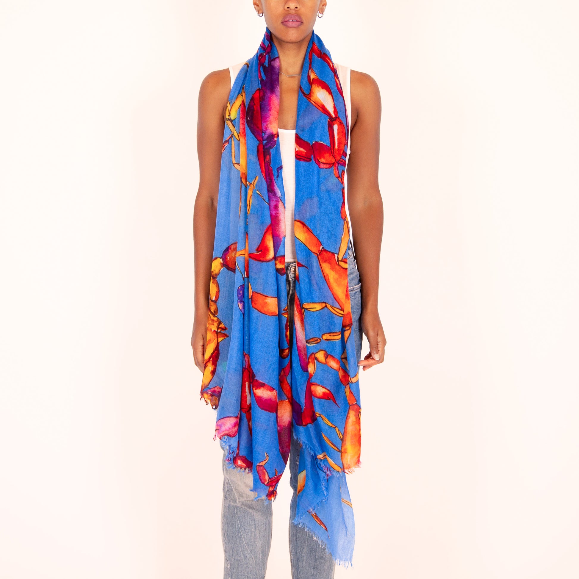 SCORPION CASHMERE SCARF