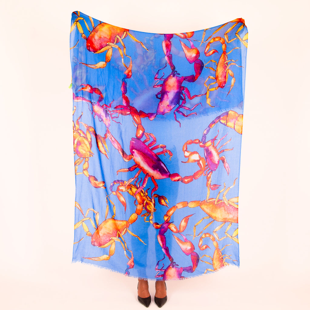 SCORPION CASHMERE SCARF