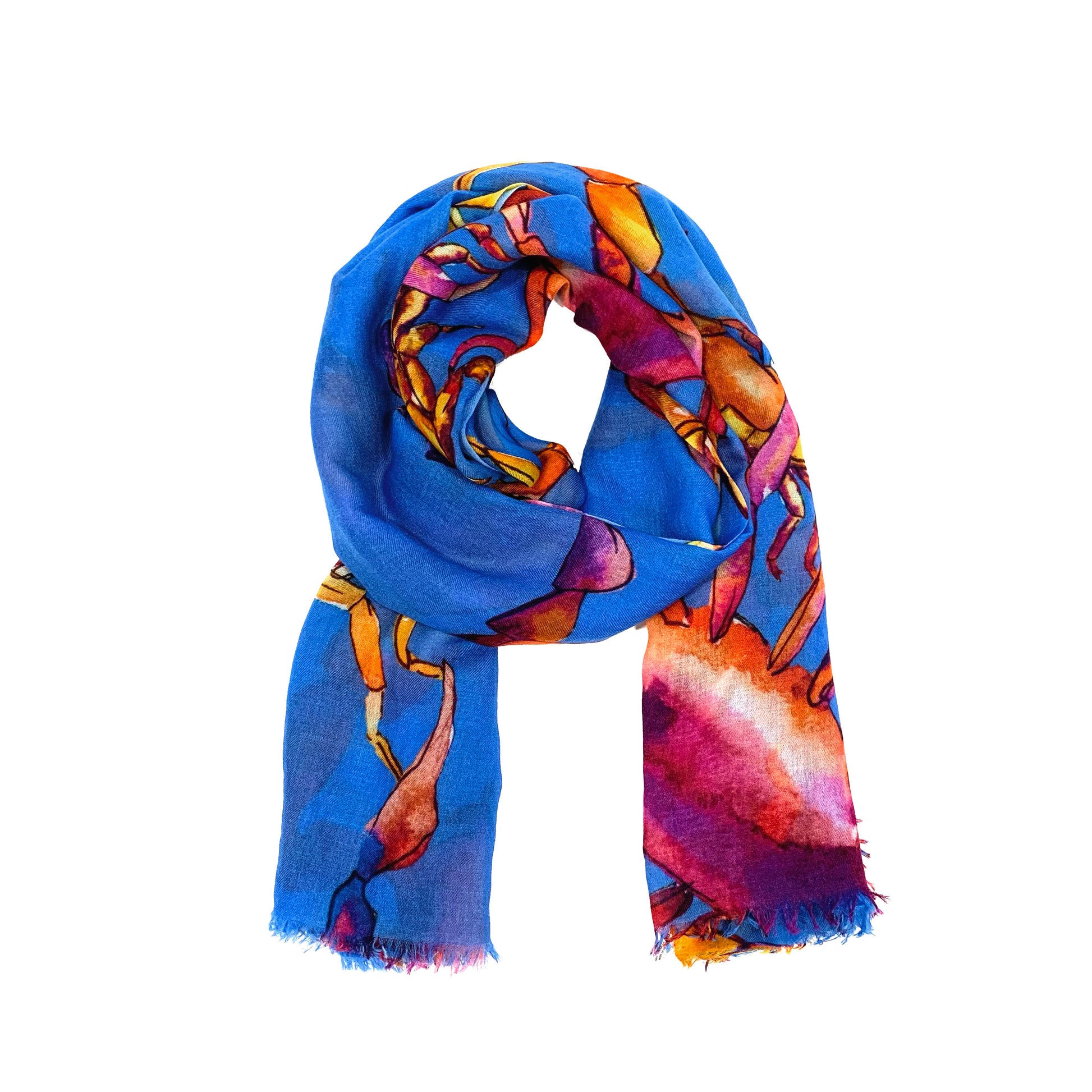 SCORPION CASHMERE SCARF