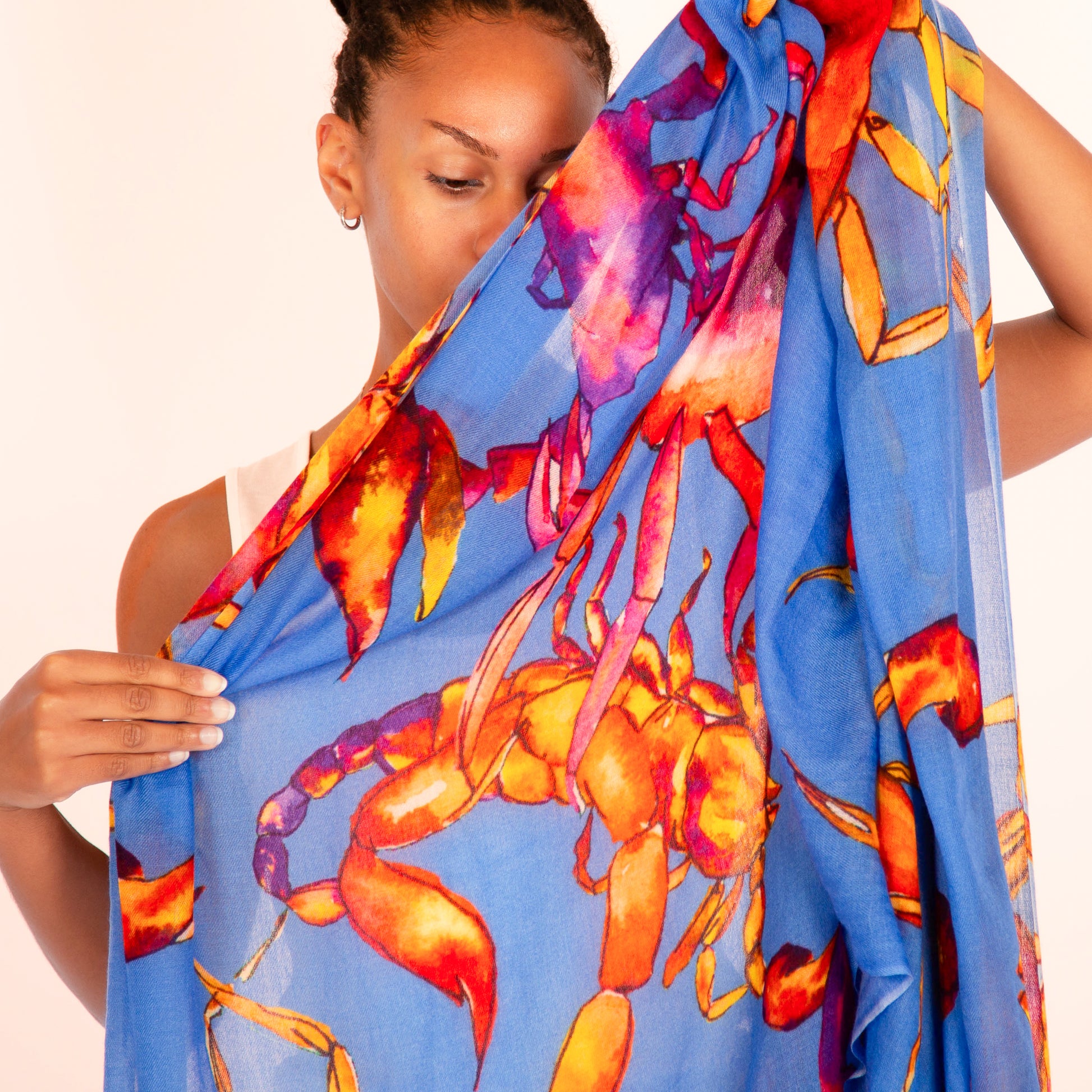 SCORPION CASHMERE SCARF