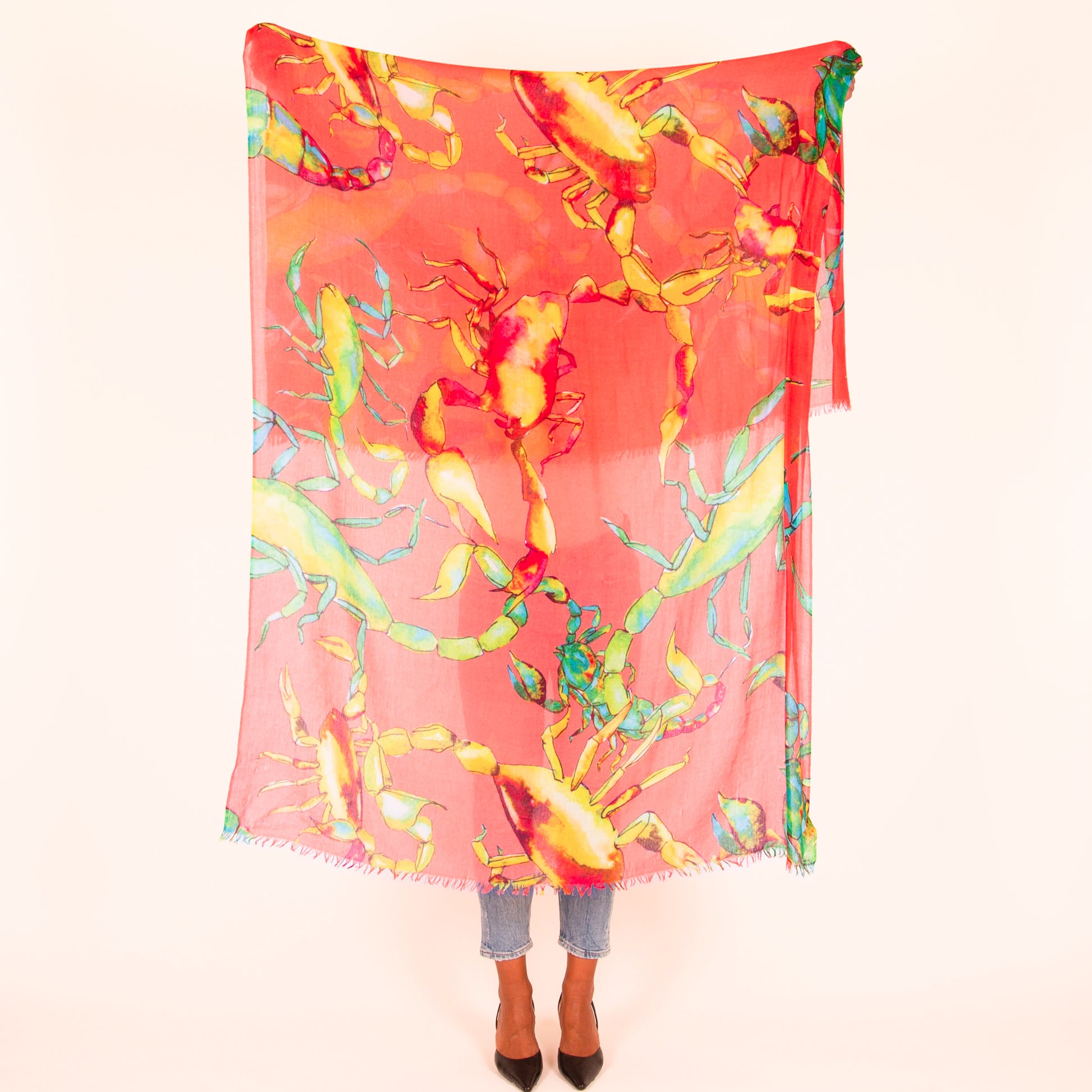 SCORPION CASHMERE SCARF