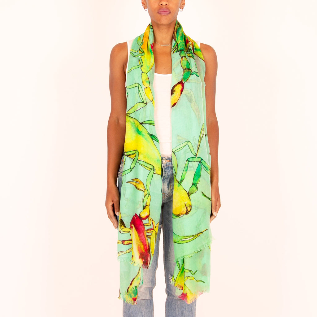 SCORPION CASHMERE SCARF
