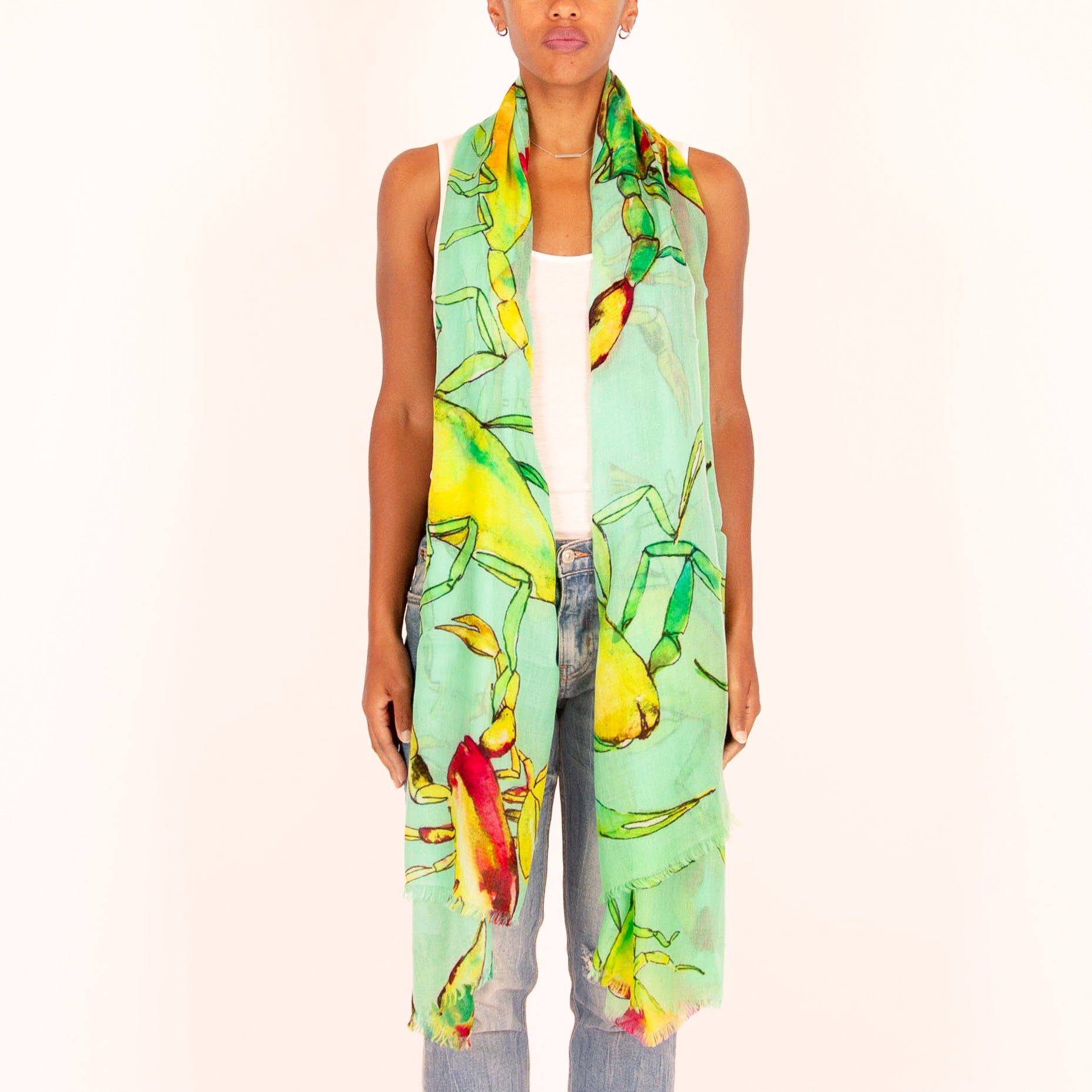 SCORPION CASHMERE SCARF