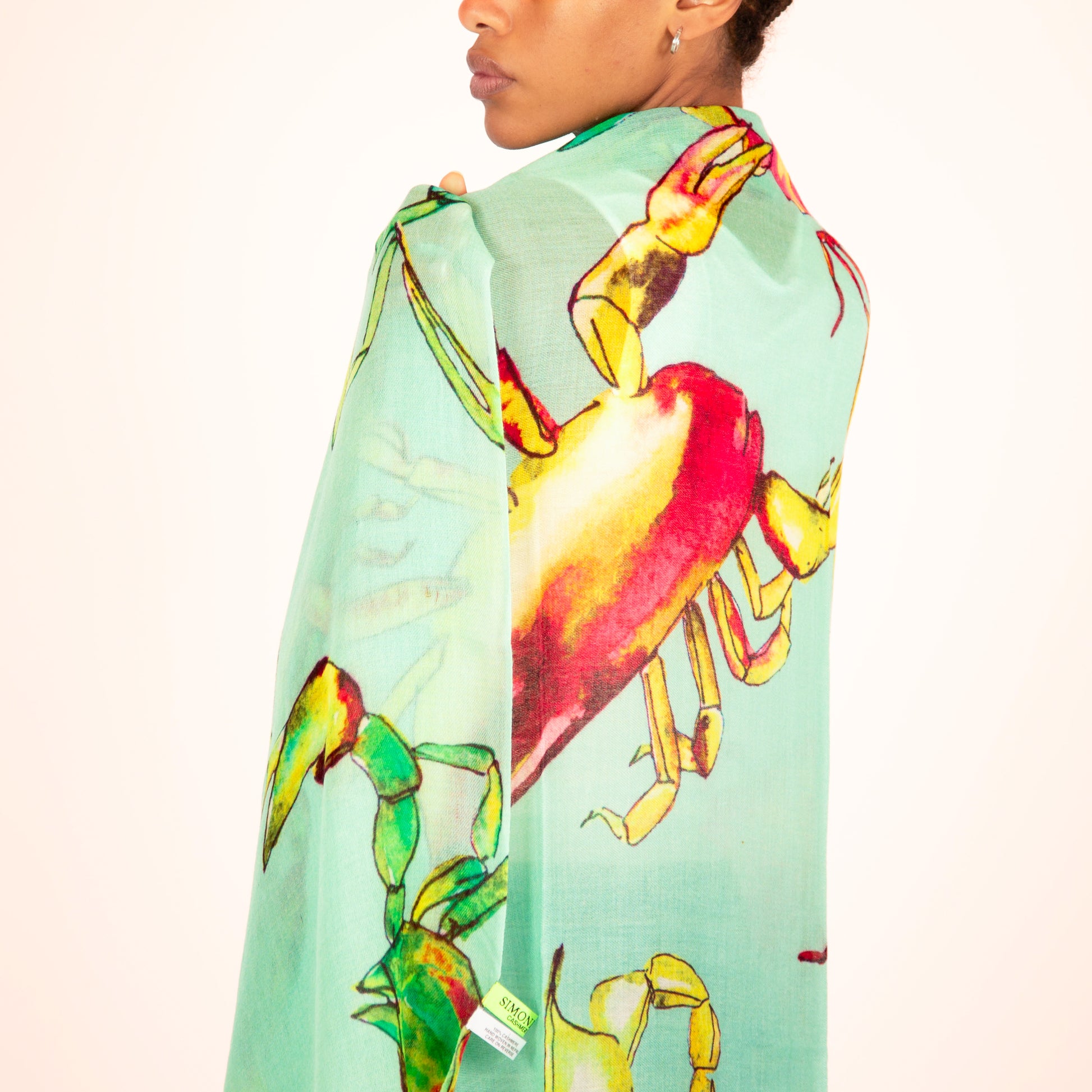 SCORPION CASHMERE SCARF