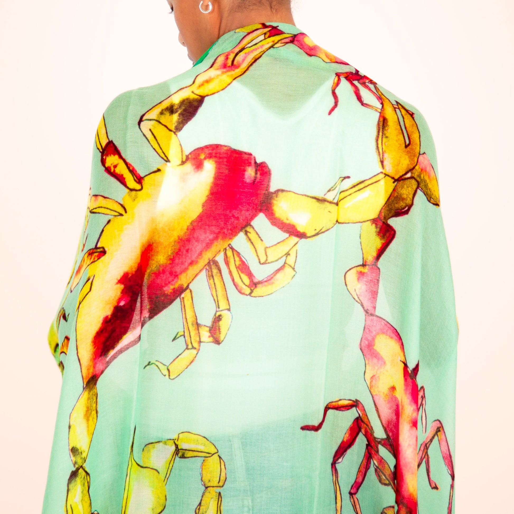 SCORPION CASHMERE SCARF