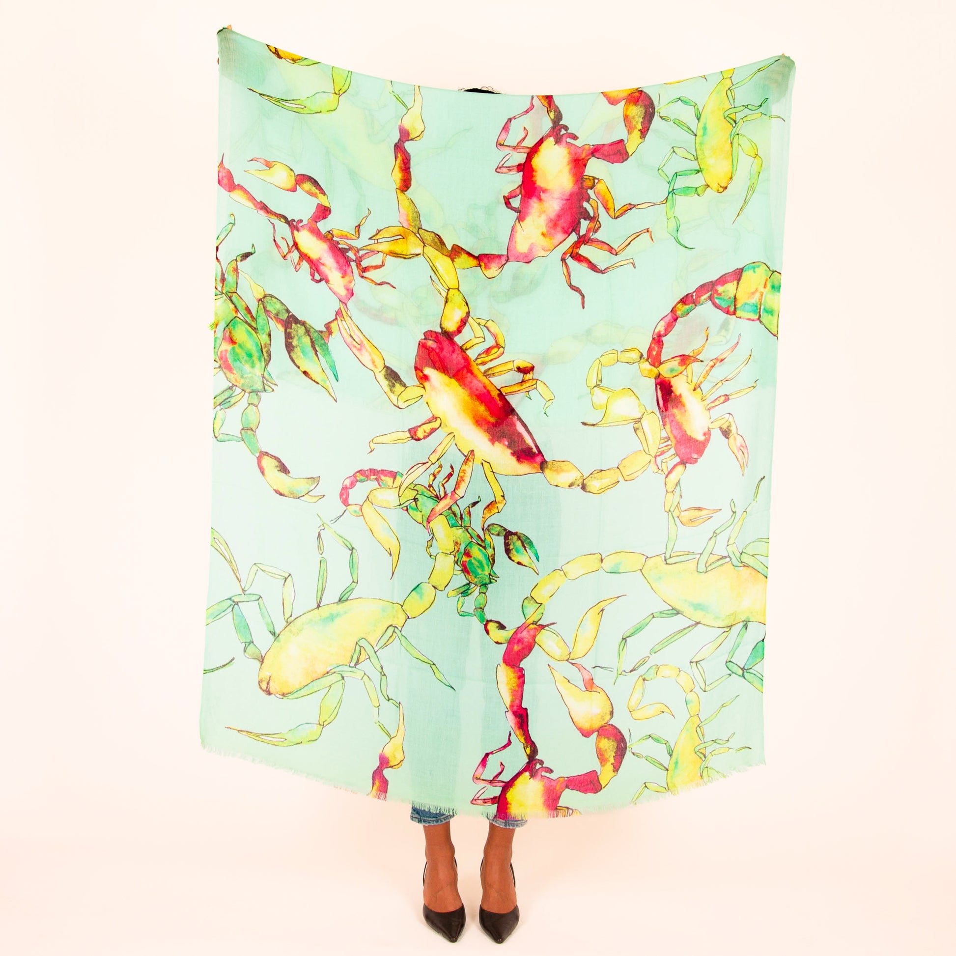 SCORPION CASHMERE SCARF