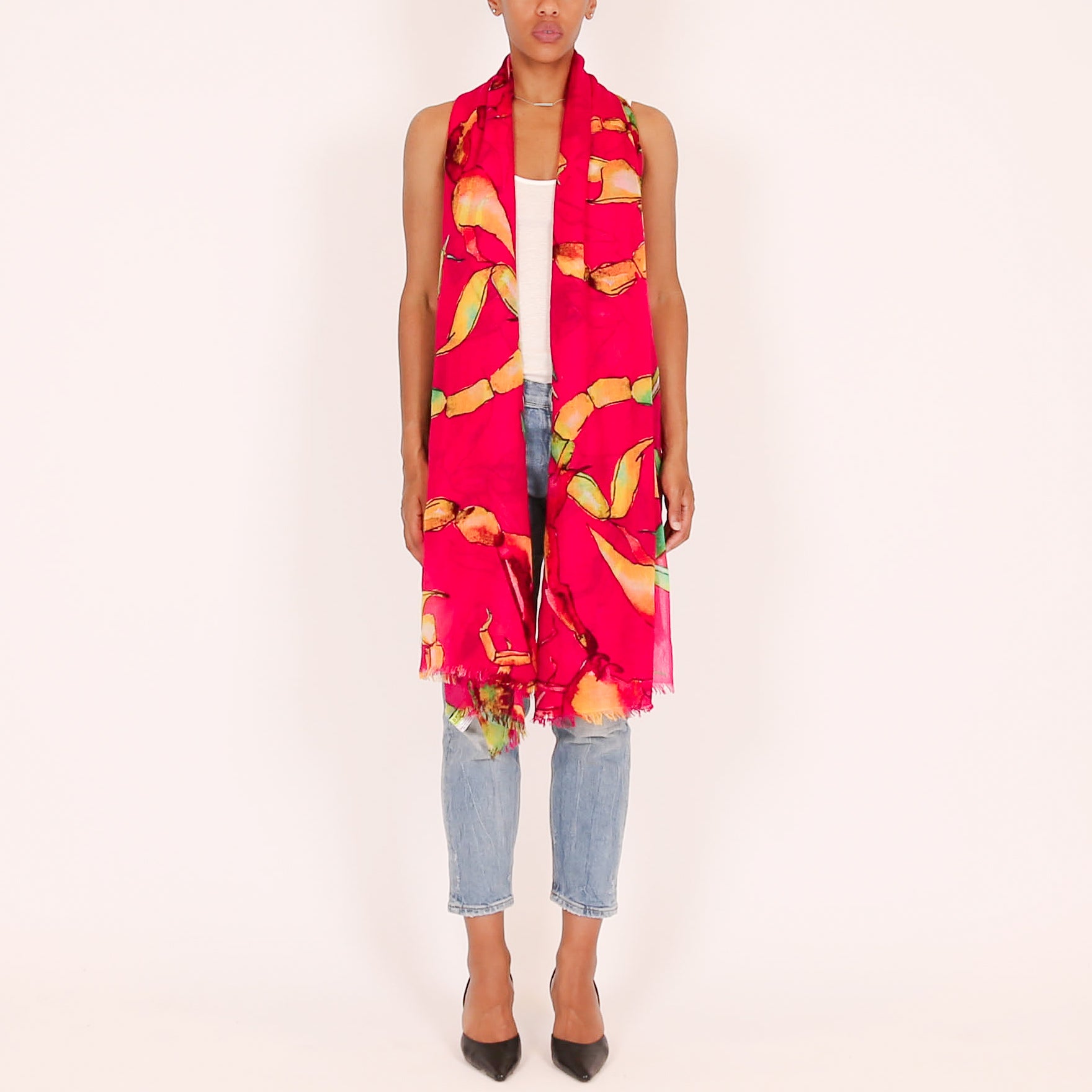 SCORPION CASHMERE SCARF