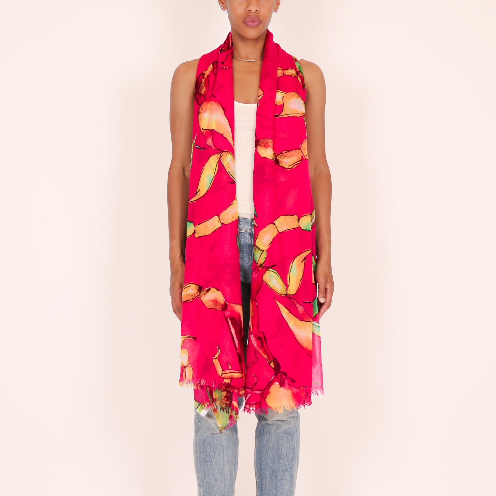 SCORPION CASHMERE SCARF