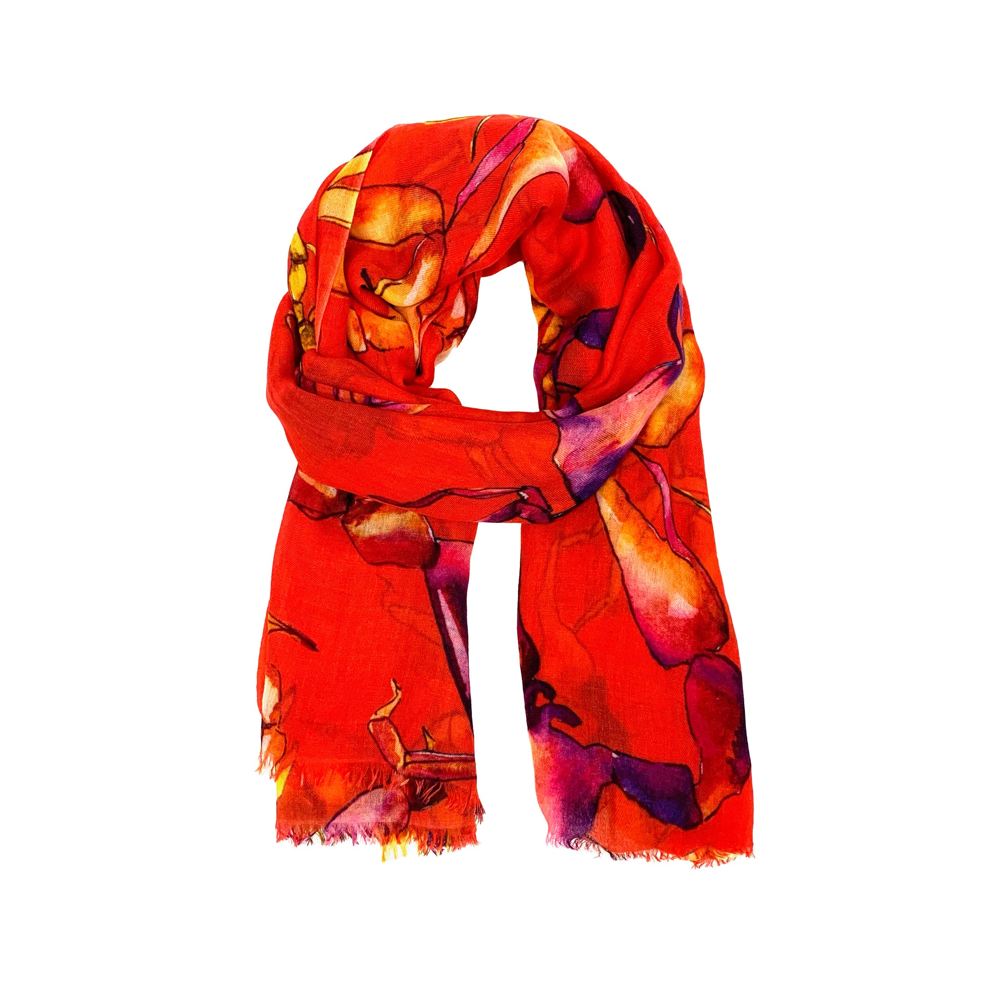 SCORPION CASHMERE SCARF