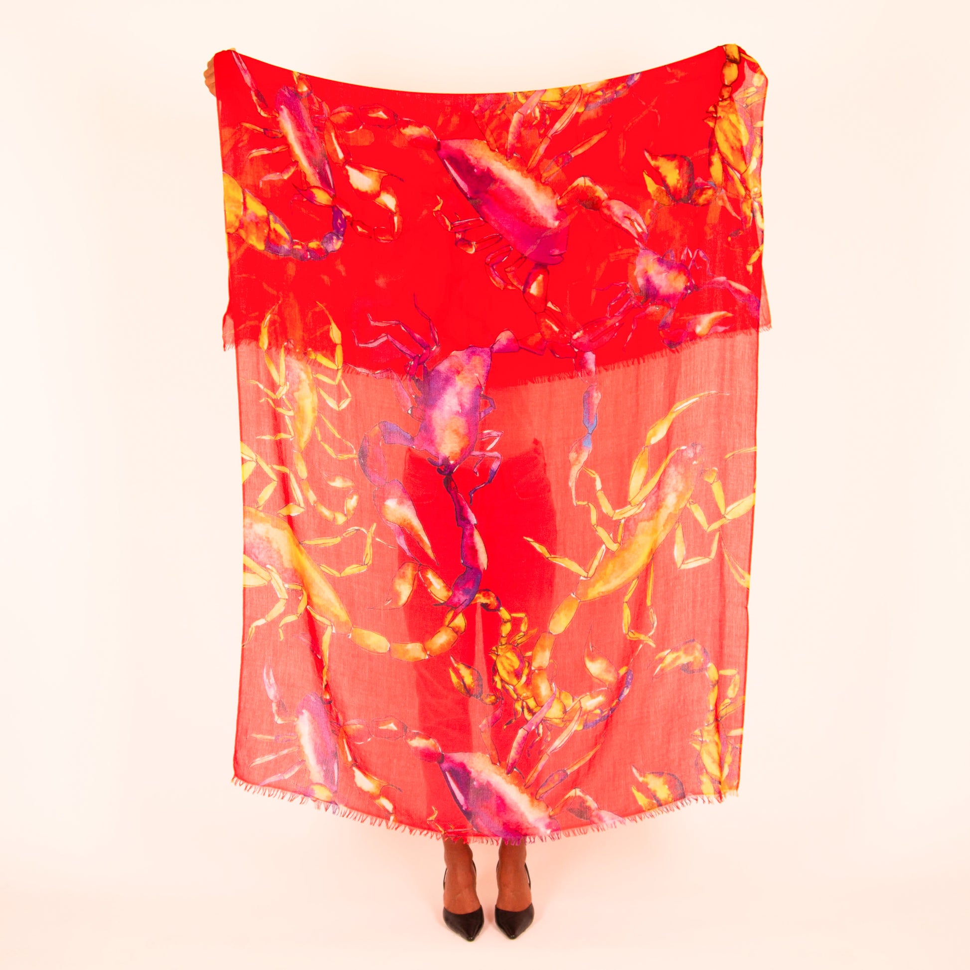 SCORPION CASHMERE SCARF
