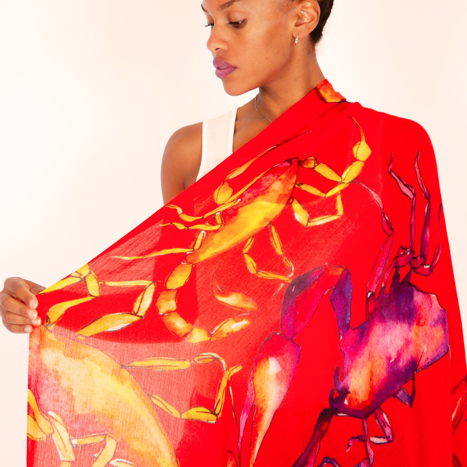 SCORPION CASHMERE SCARF