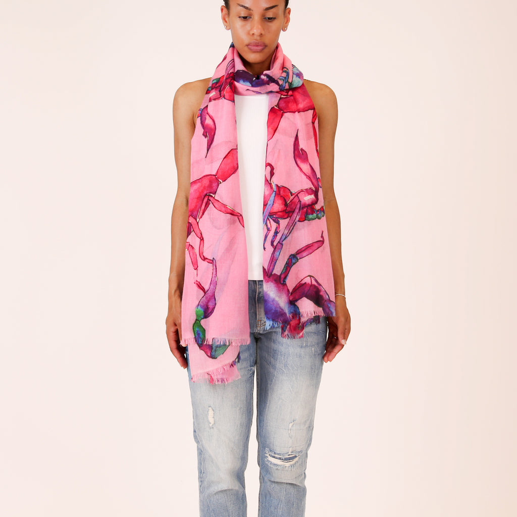 SCORPION CASHMERE SCARF