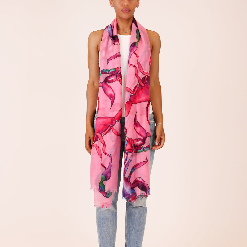 SCORPION CASHMERE SCARF