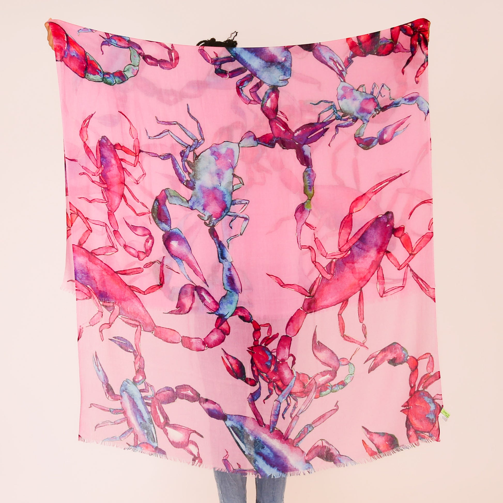 SCORPION CASHMERE SCARF