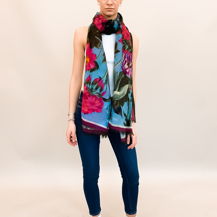 SPRING BLISS CASHMERE SCARF