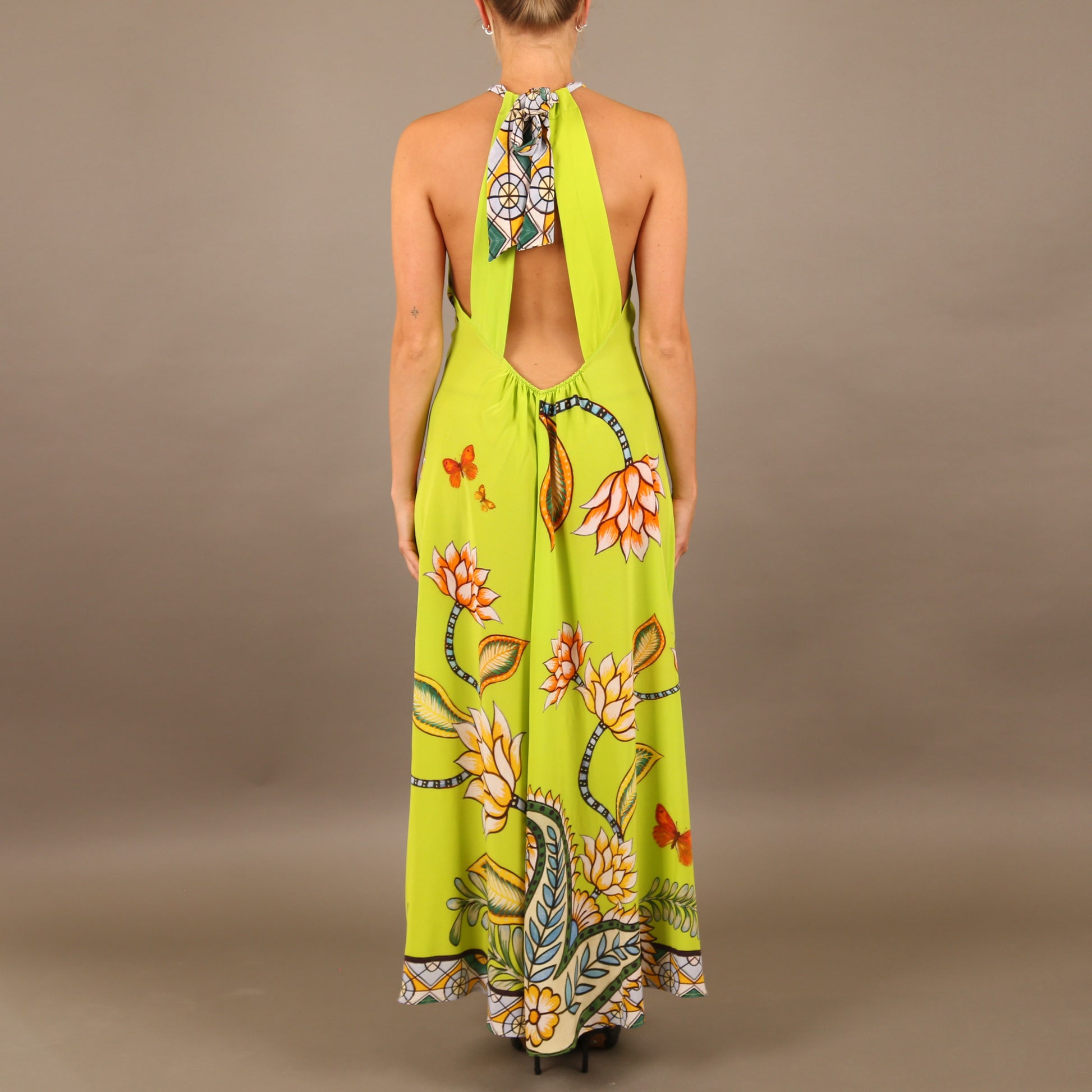 TIGER & JUNGLE BEACH DRESS