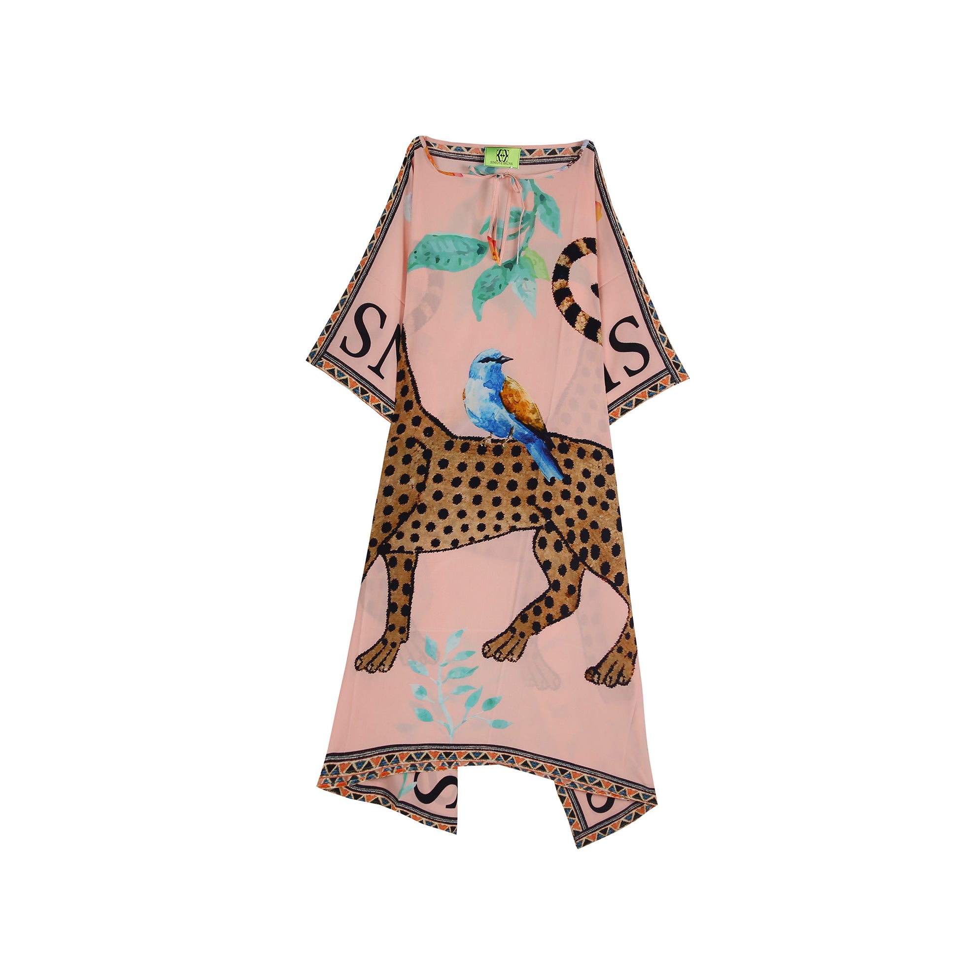 VENICE LEO V-NECK SILK TUNIC