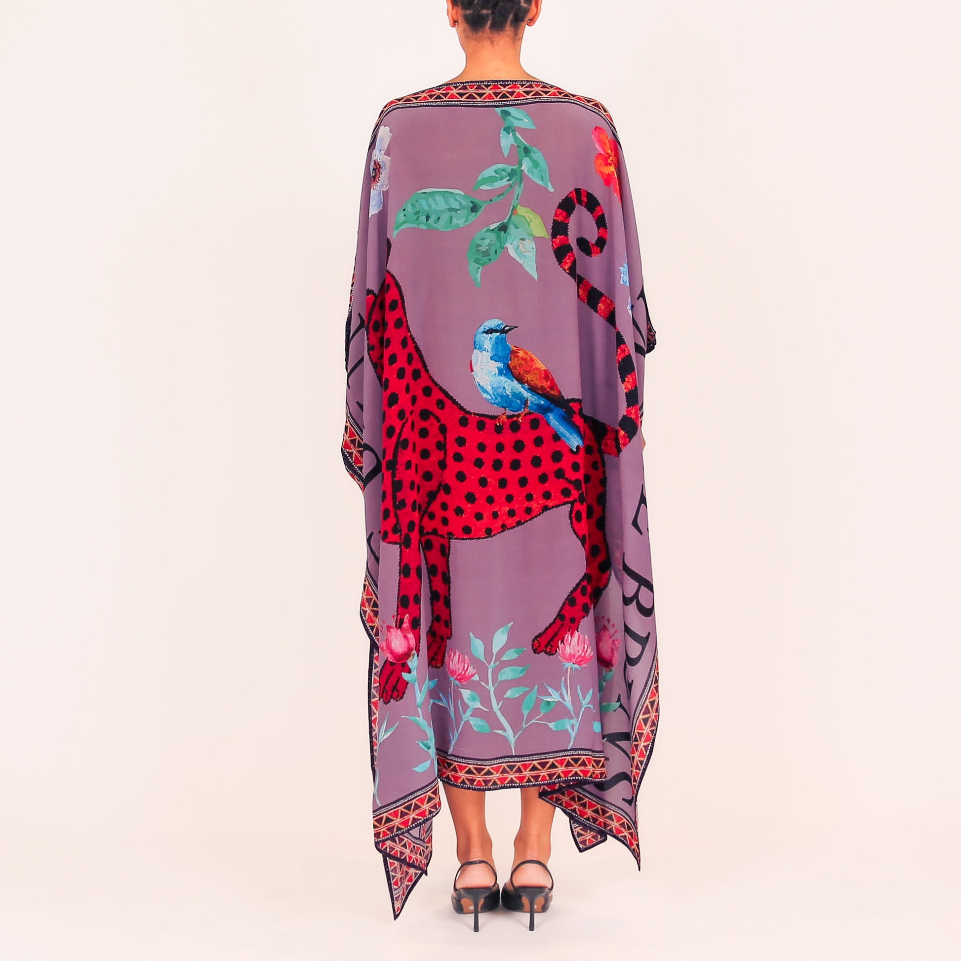 VENICE LEO V-NECK SILK TUNIC