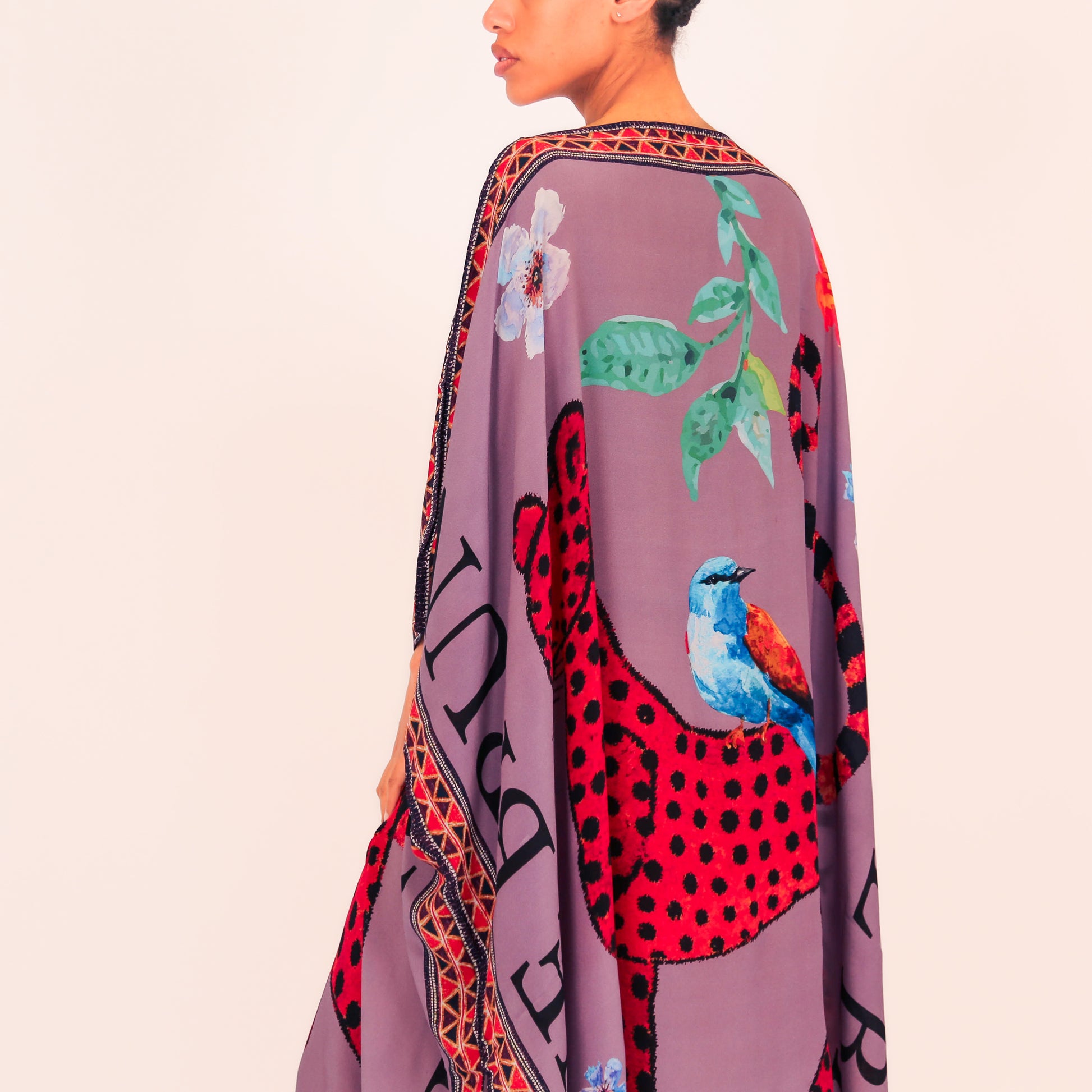 VENICE LEO V-NECK SILK TUNIC