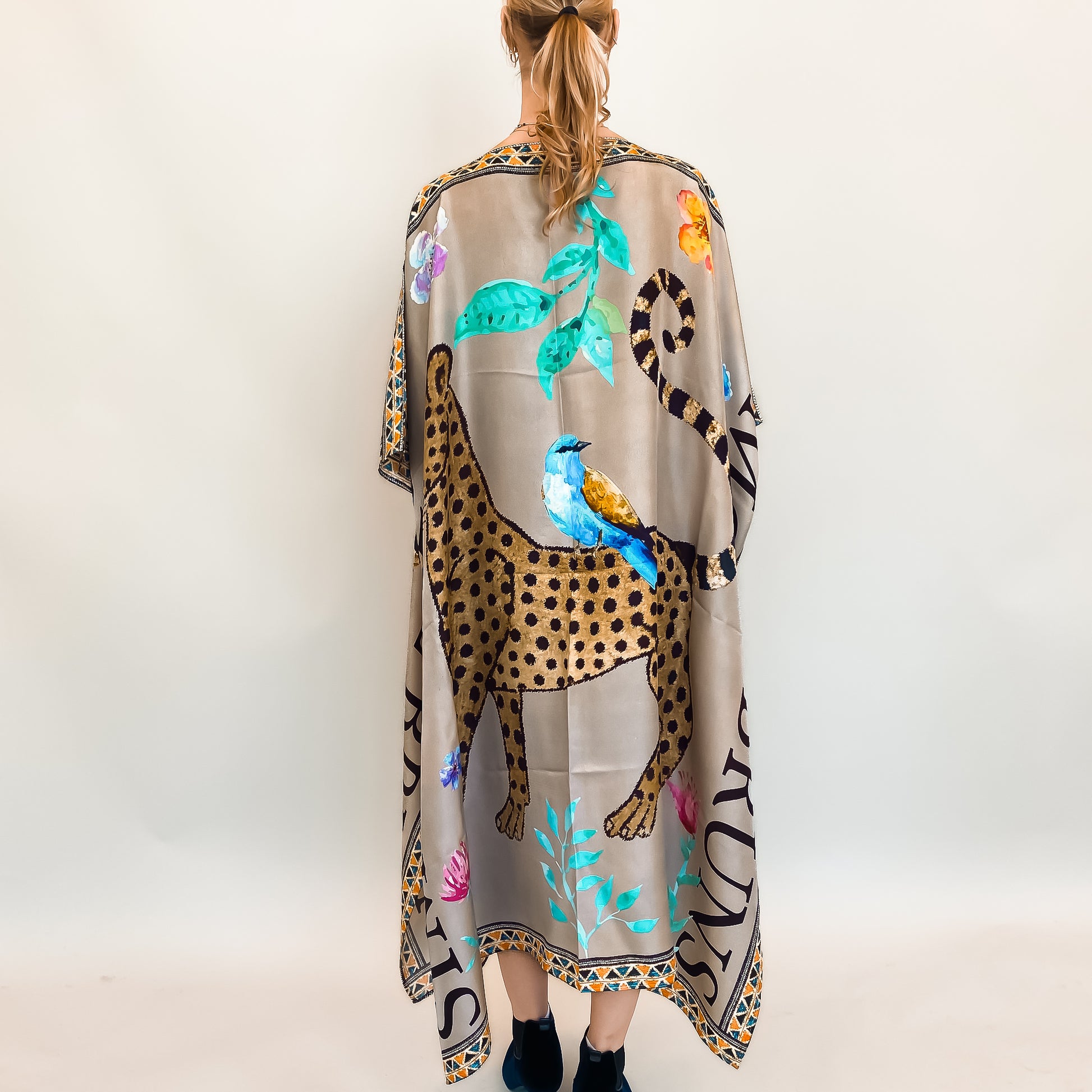 VENICE LEO V-NECK SILK TUNIC