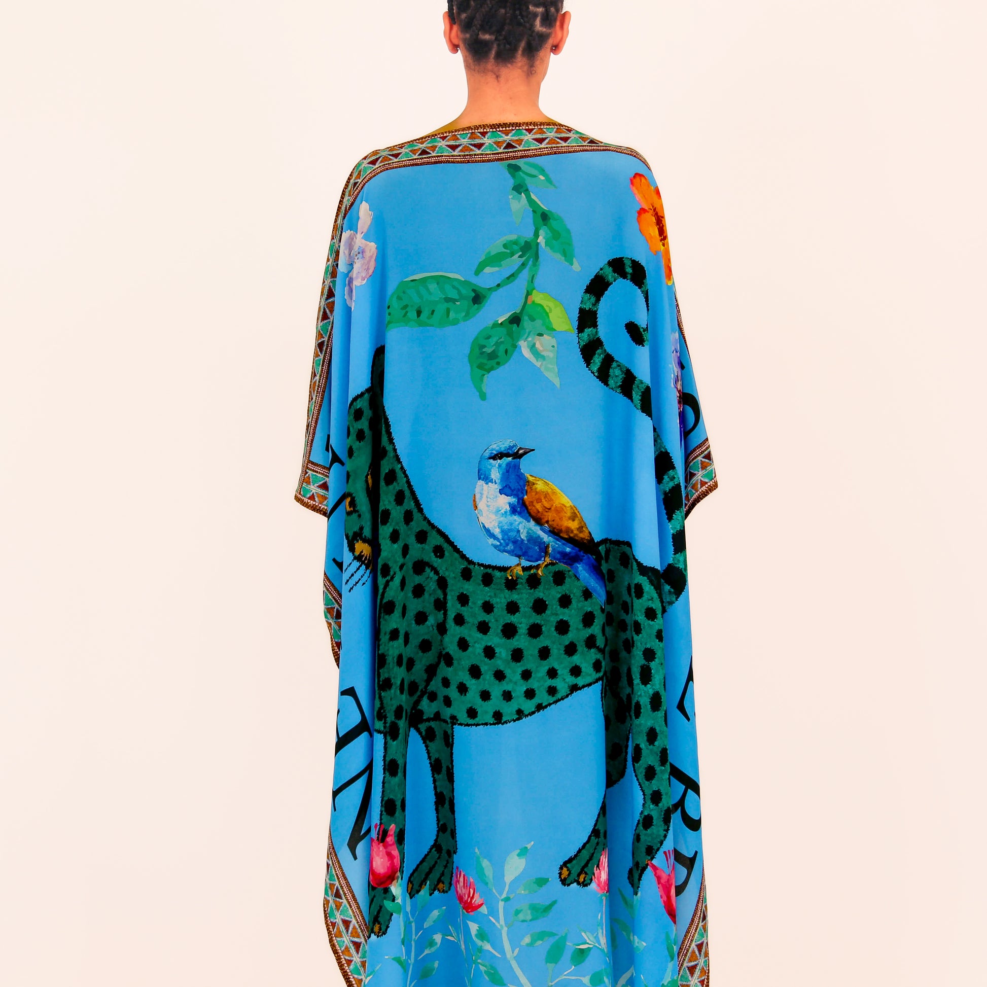 VENICE LEO V-NECK SILK TUNIC