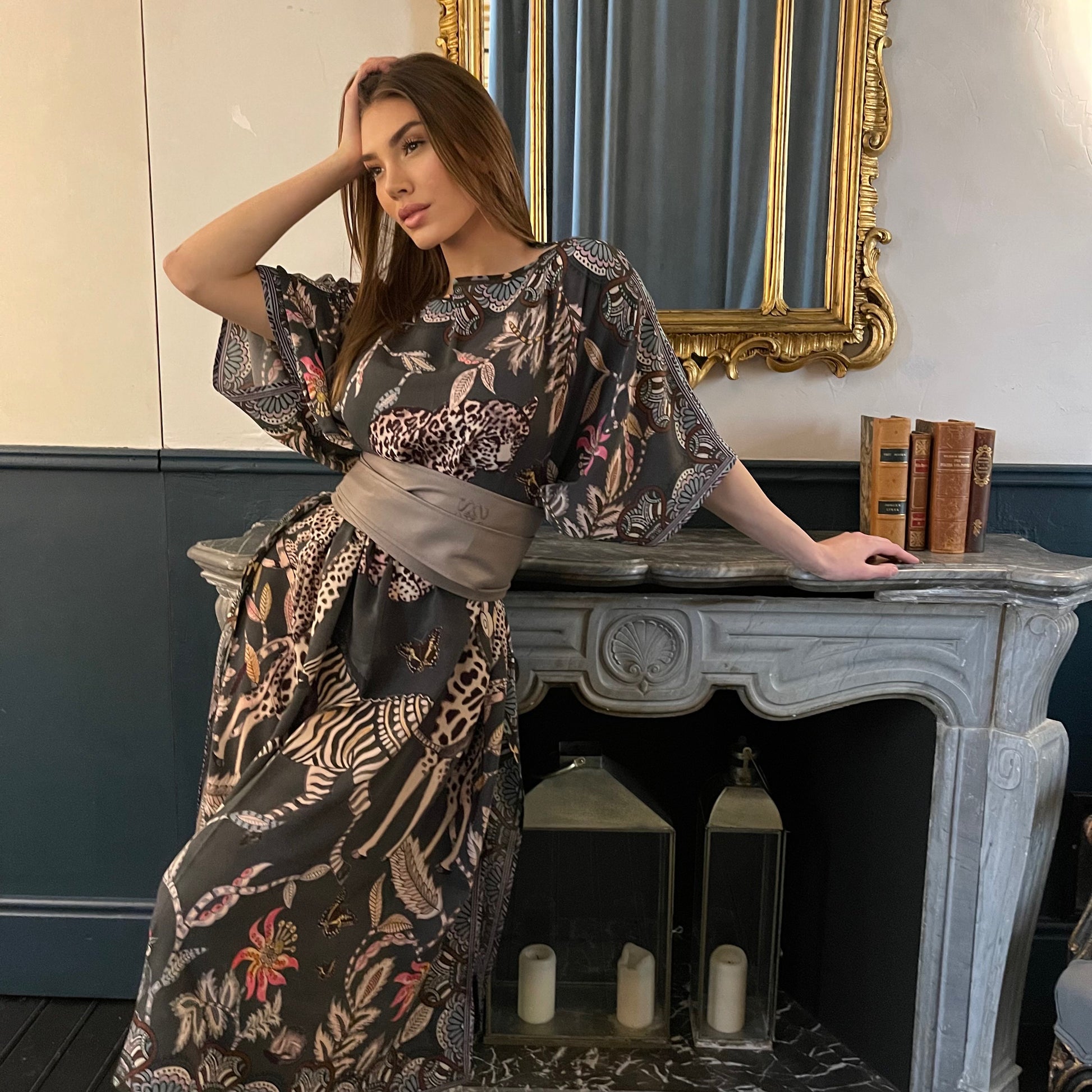 WILDLIFE SILK TUNIC