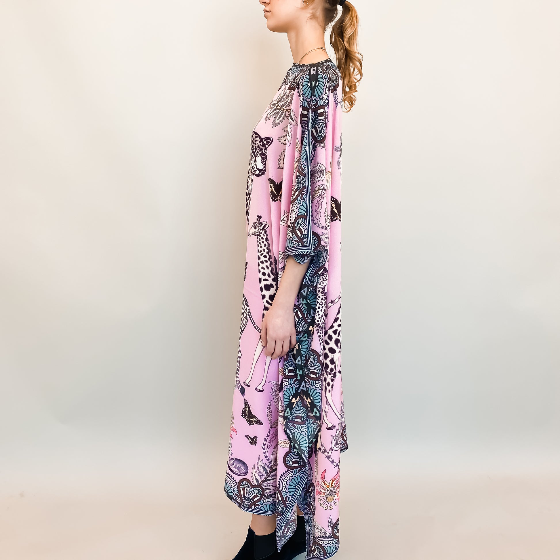 WILDLIFE SILK TUNIC