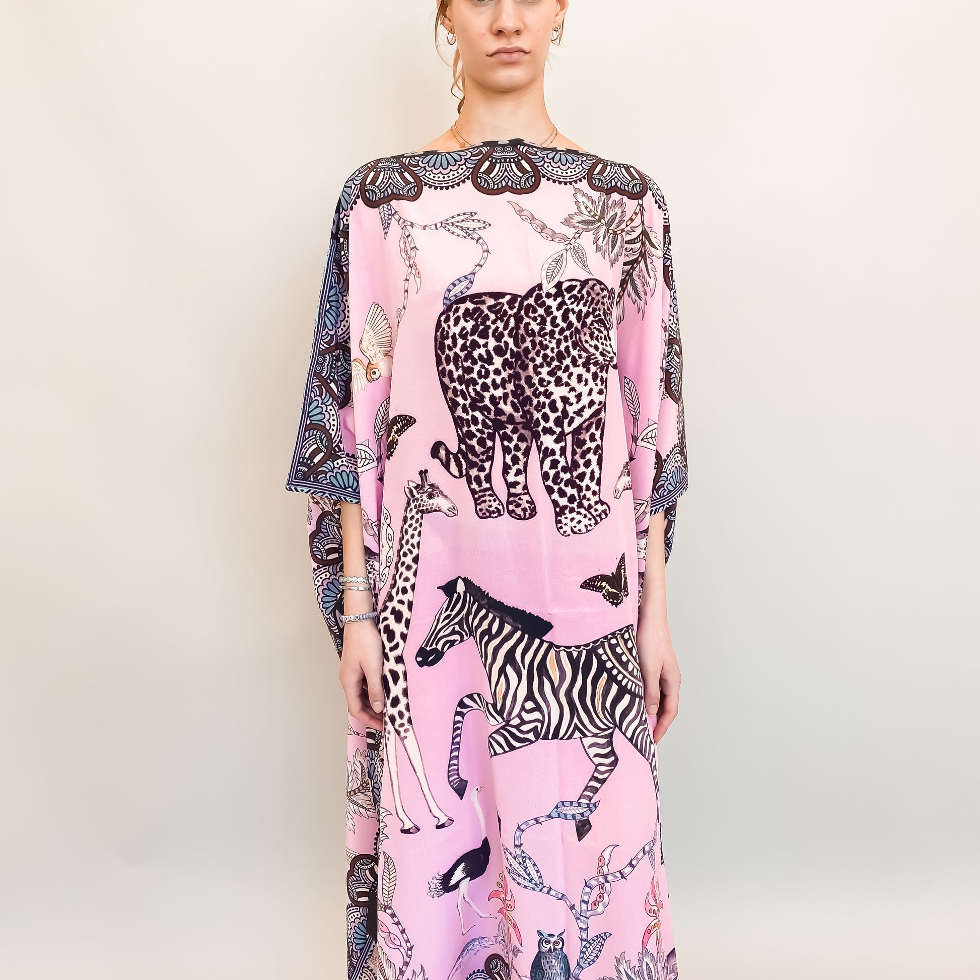 WILDLIFE SILK TUNIC