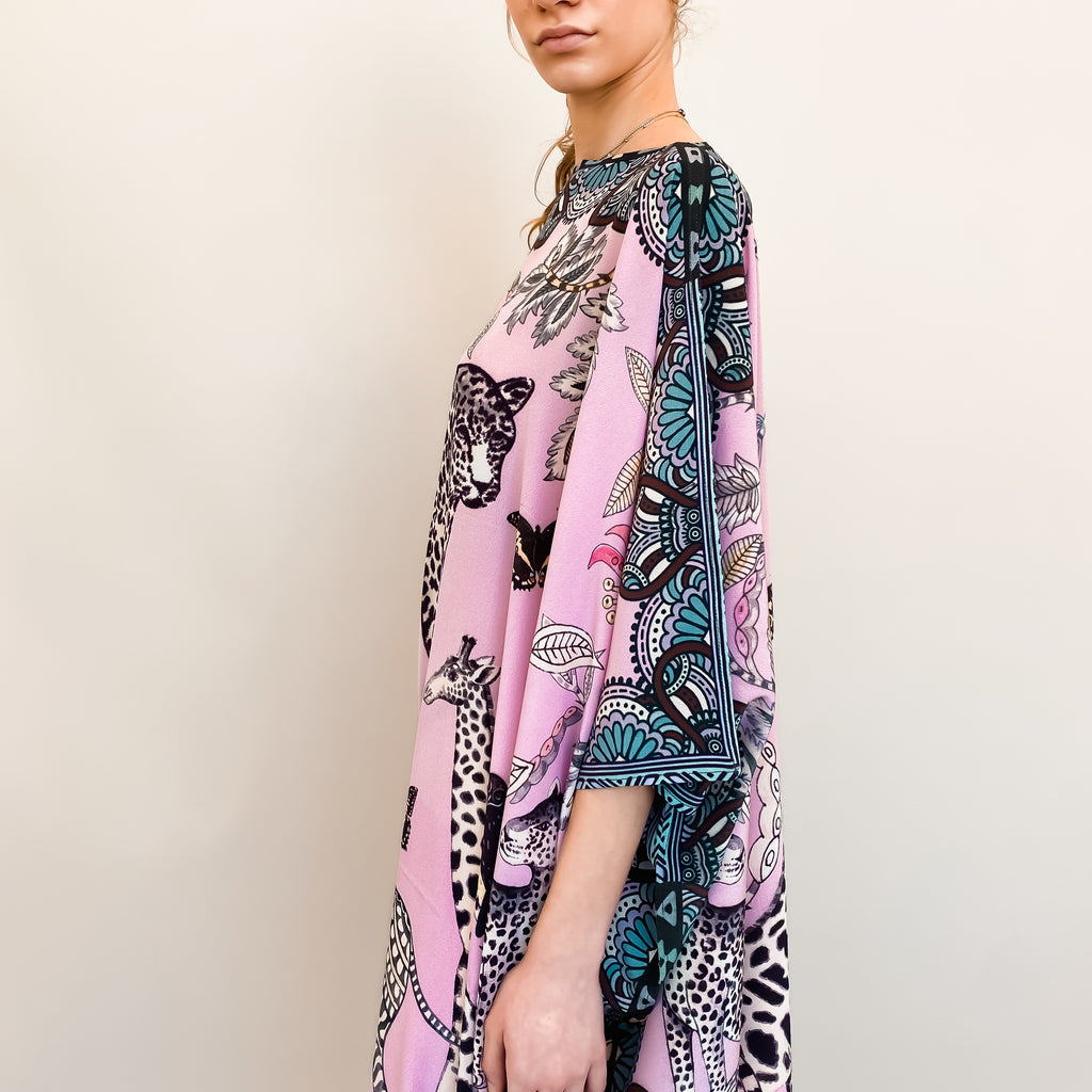 WILDLIFE SILK TUNIC