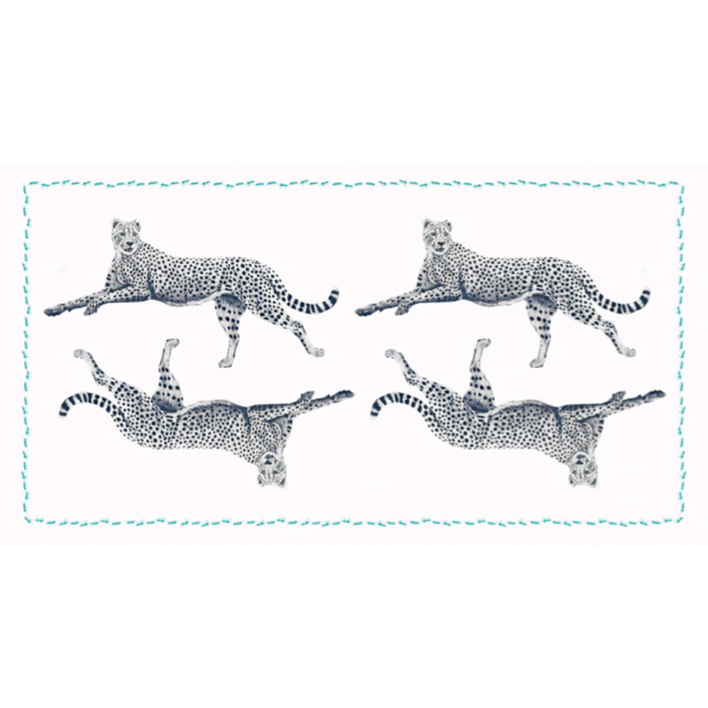 LEOPARD-ANT CASHMERE SCARF