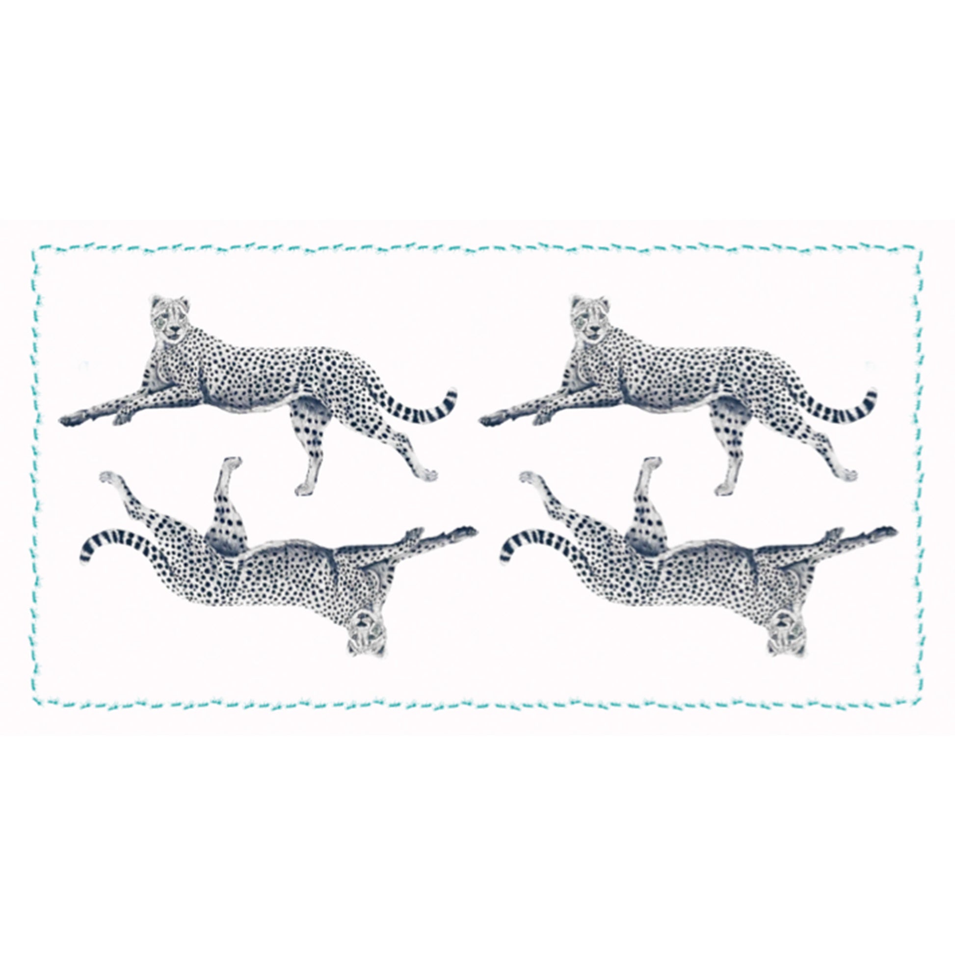 LEOPARD-ANT CASHMERE SCARF