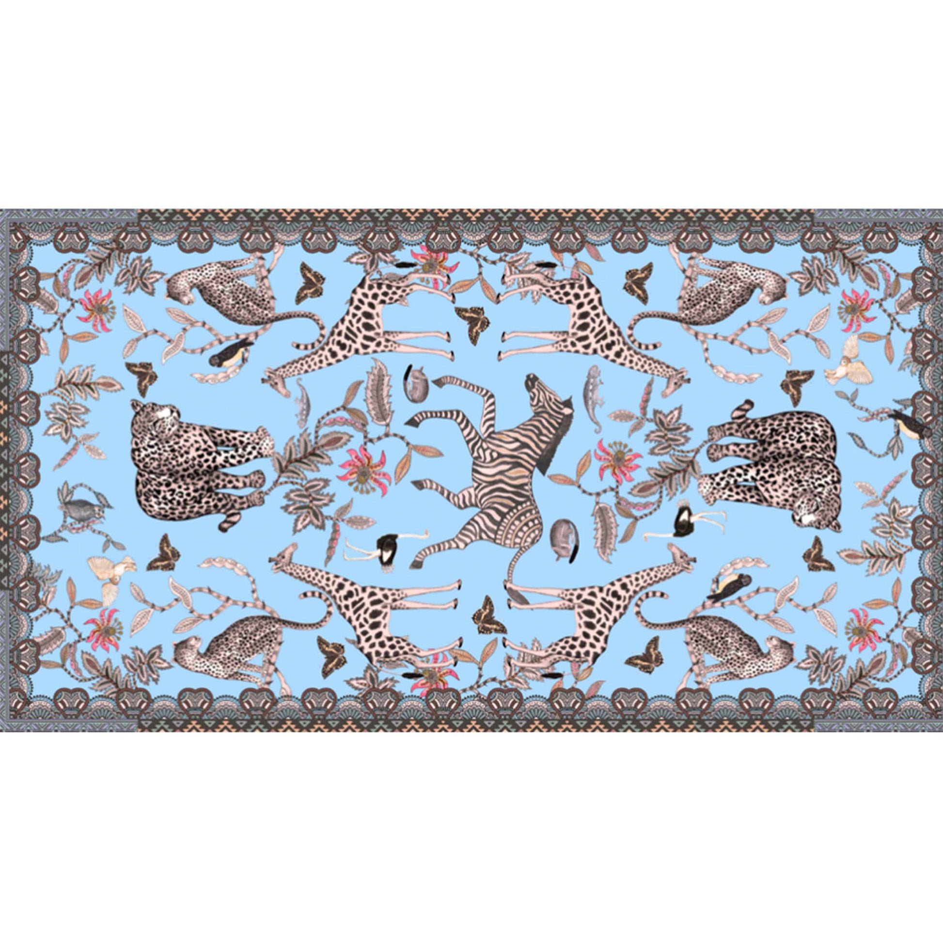 WILDLIFE CASHMERE SCARF
