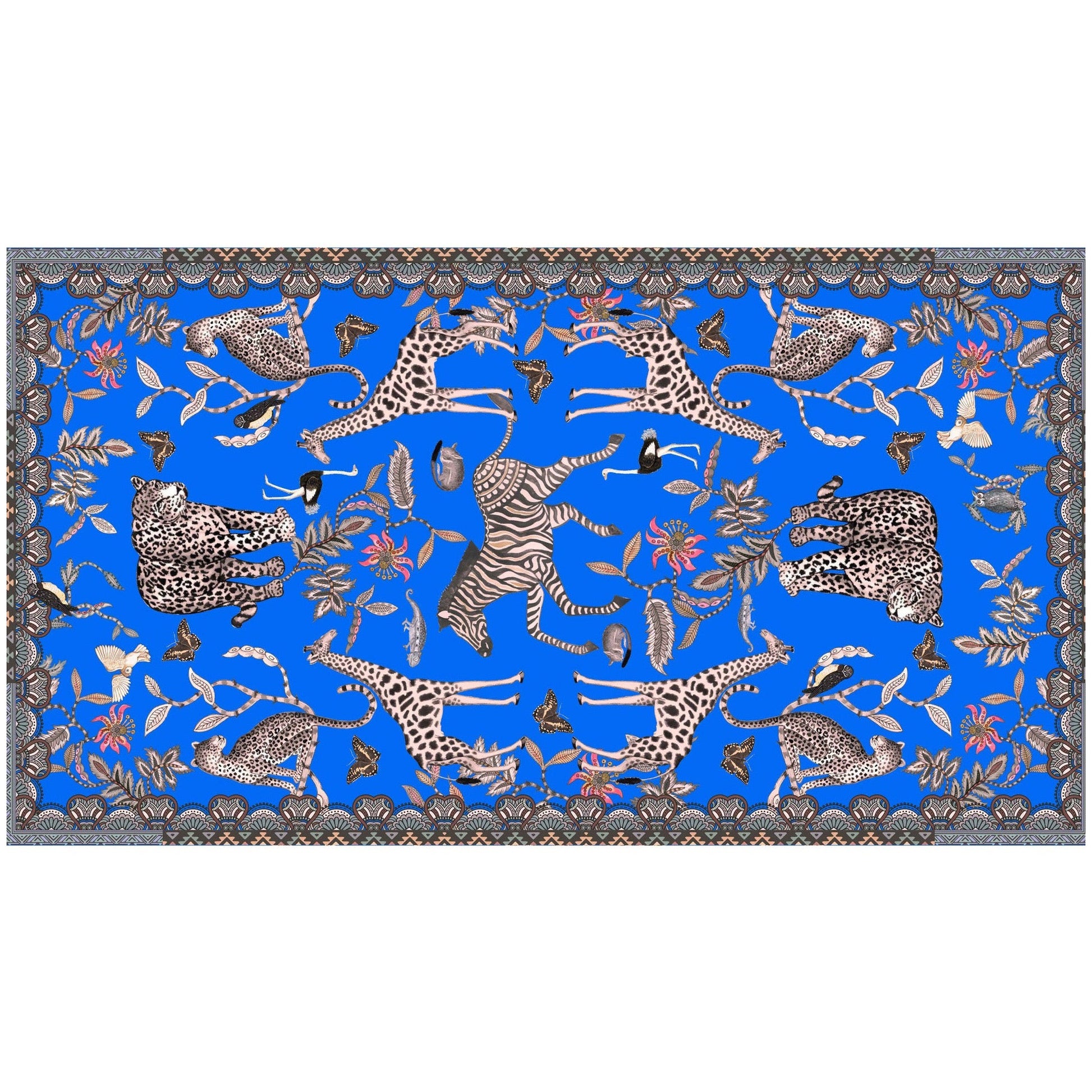 WILDLIFE CASHMERE SCARF